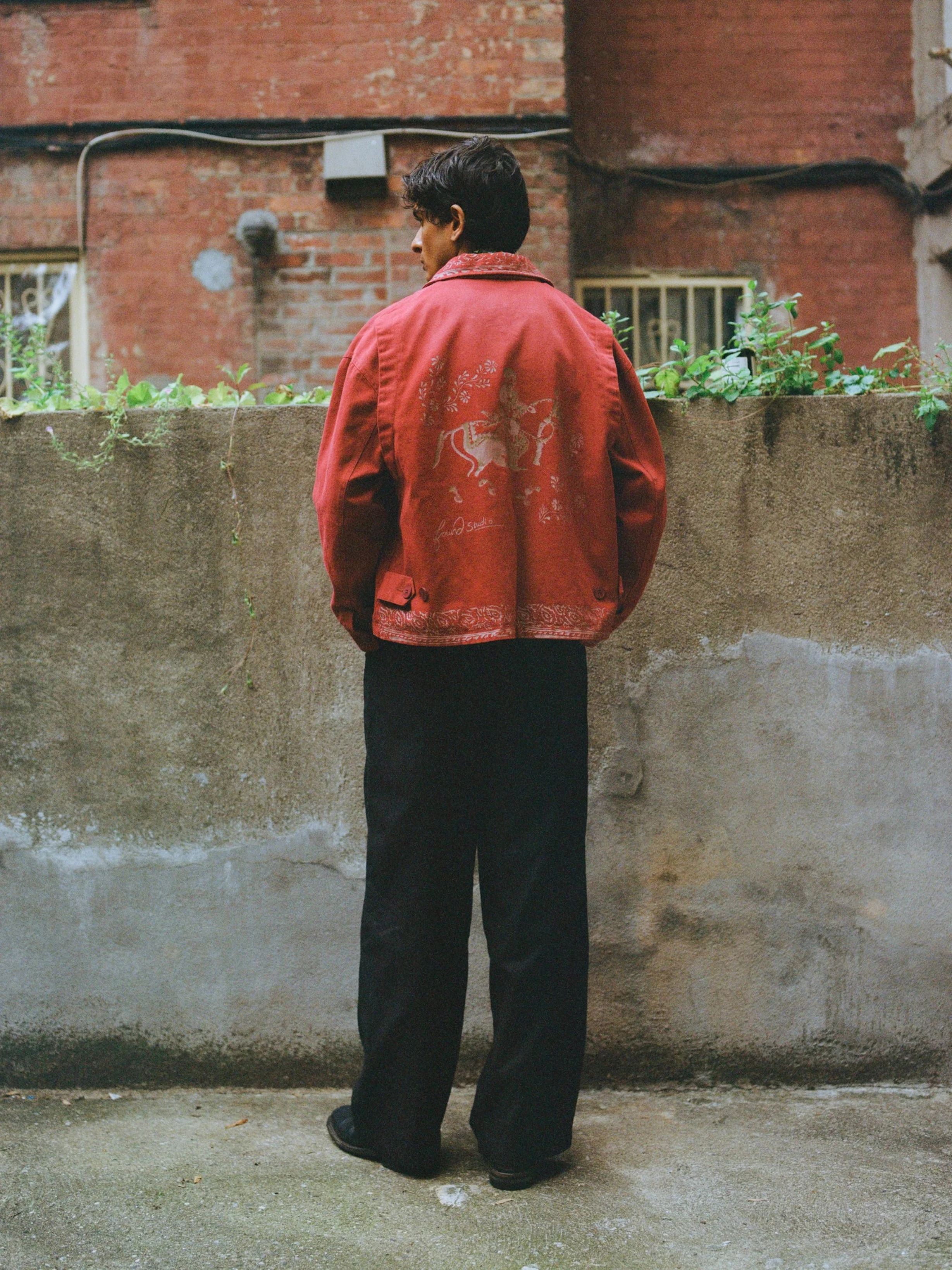 Abhala Printed Work Jacket - Image 7