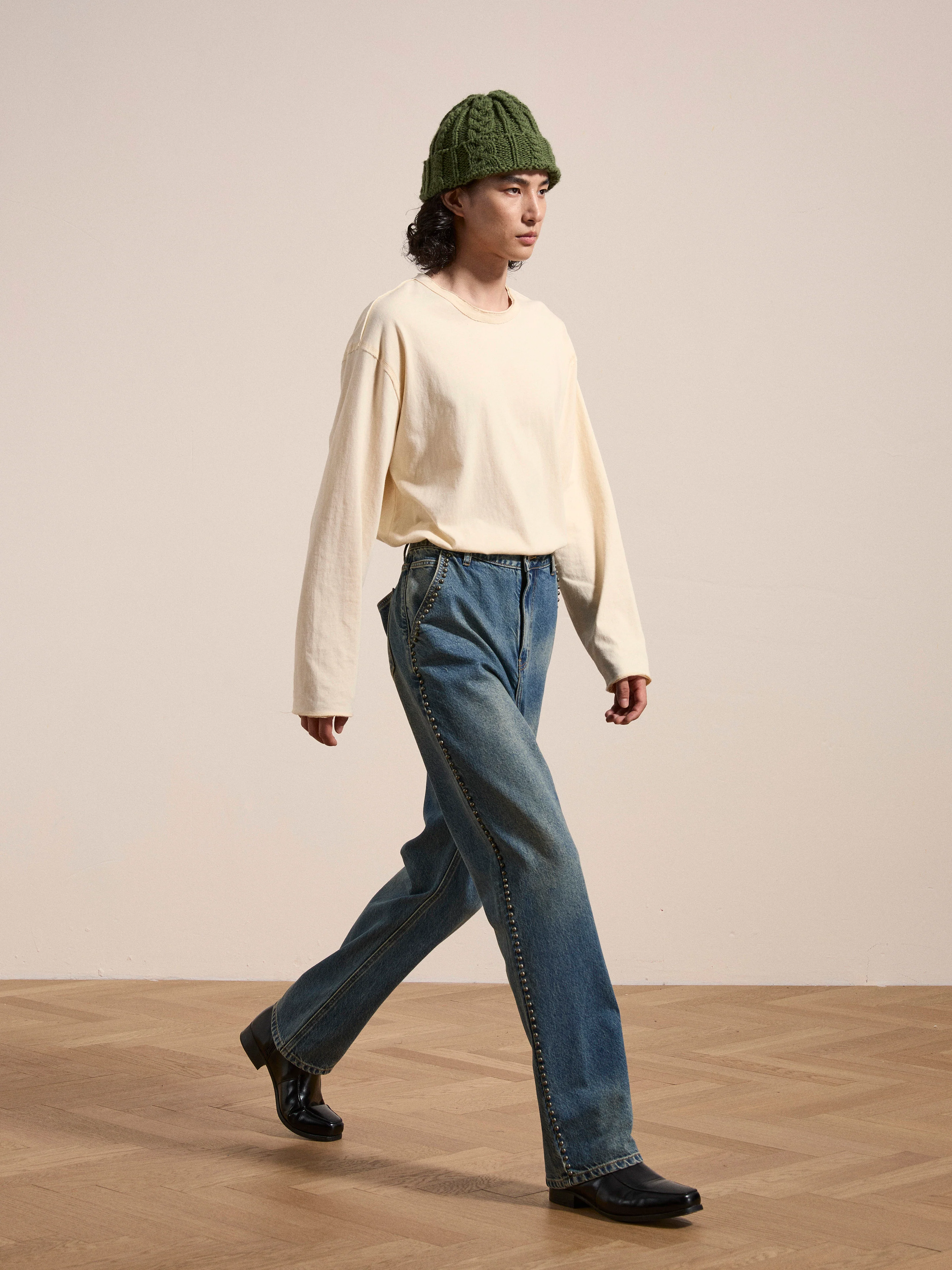 Azar Studded Jeans - Image 3