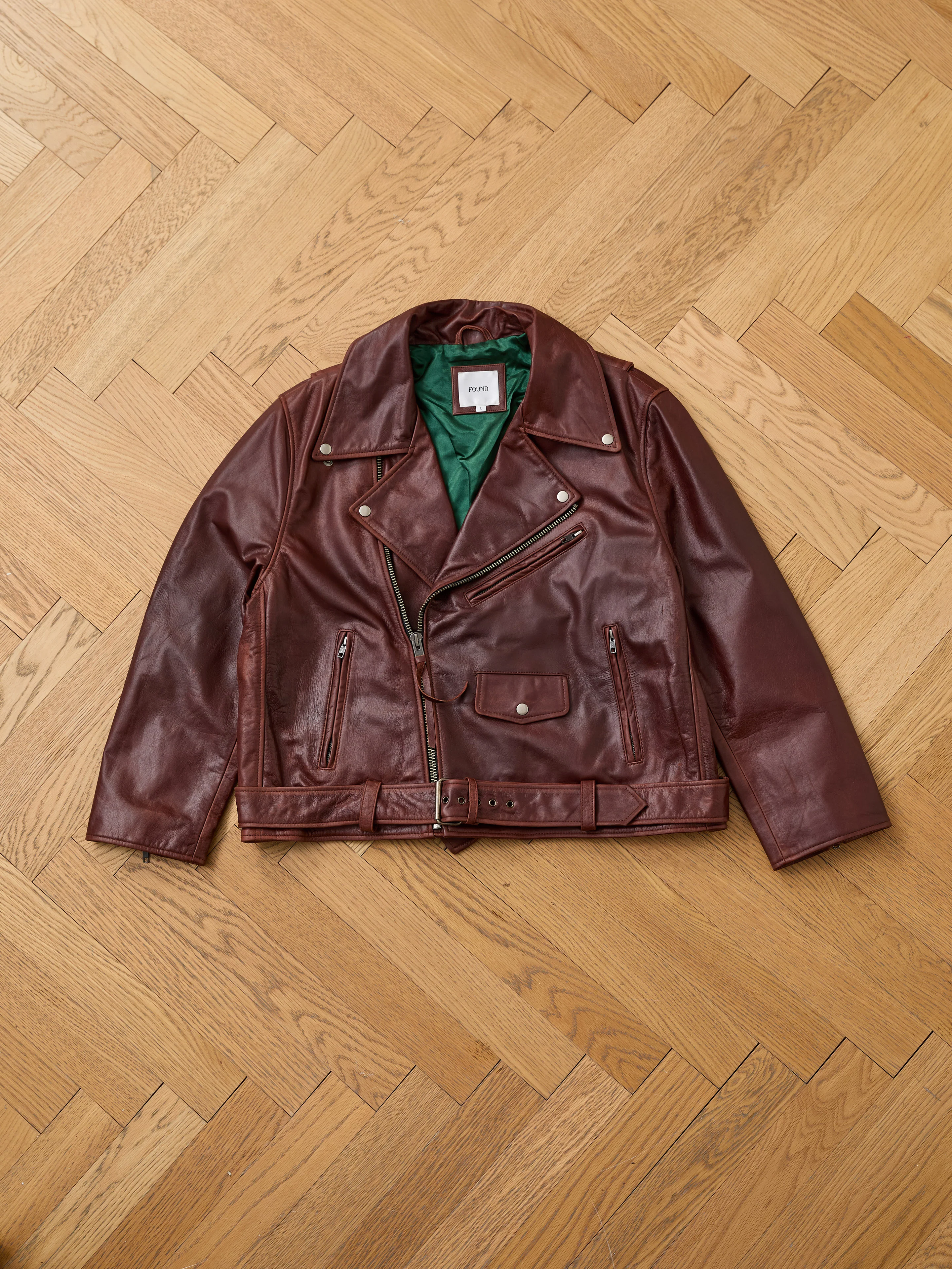 Leather Biker Jacket - Image 21