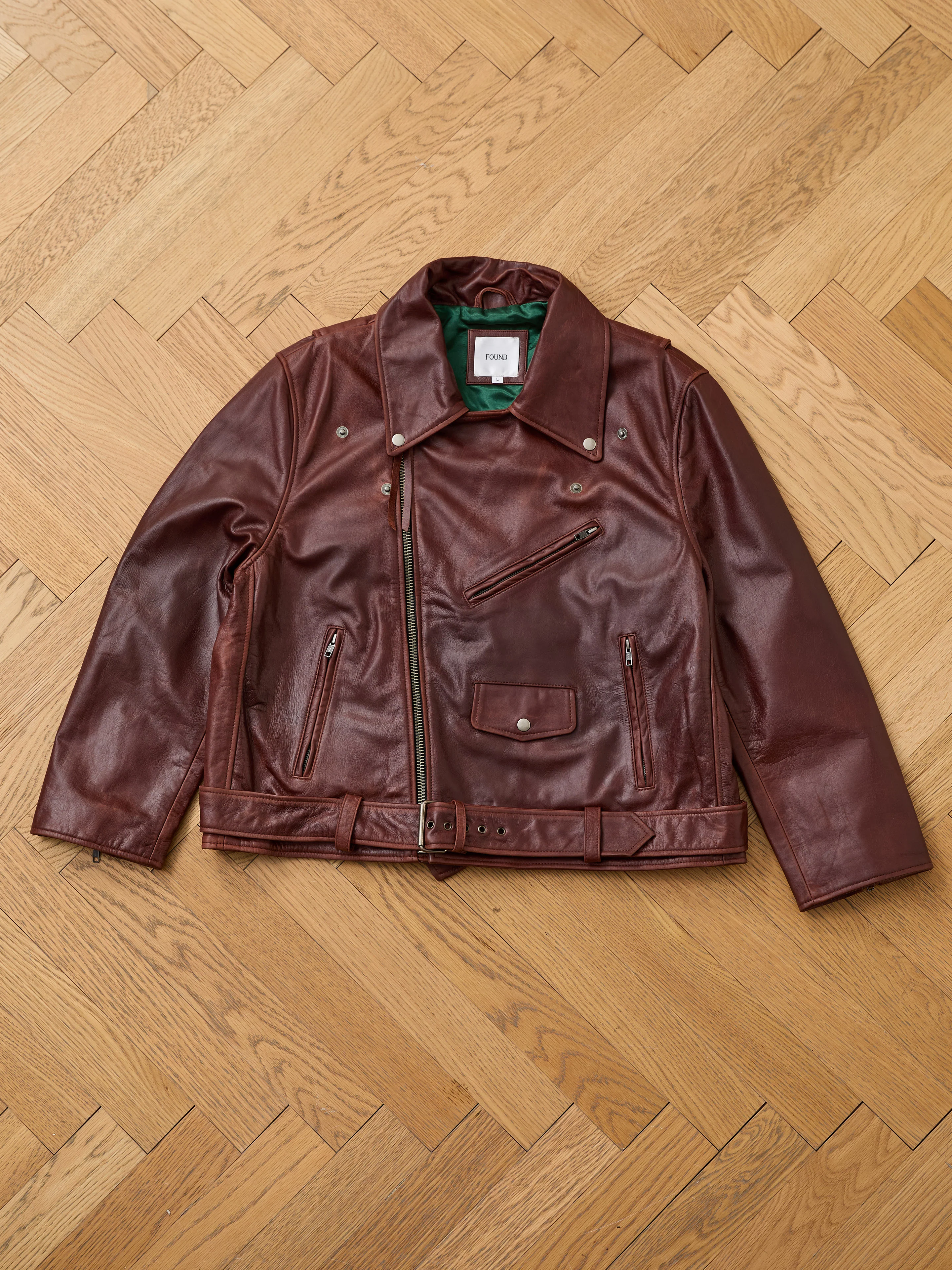 Leather Biker Jacket - Image 22