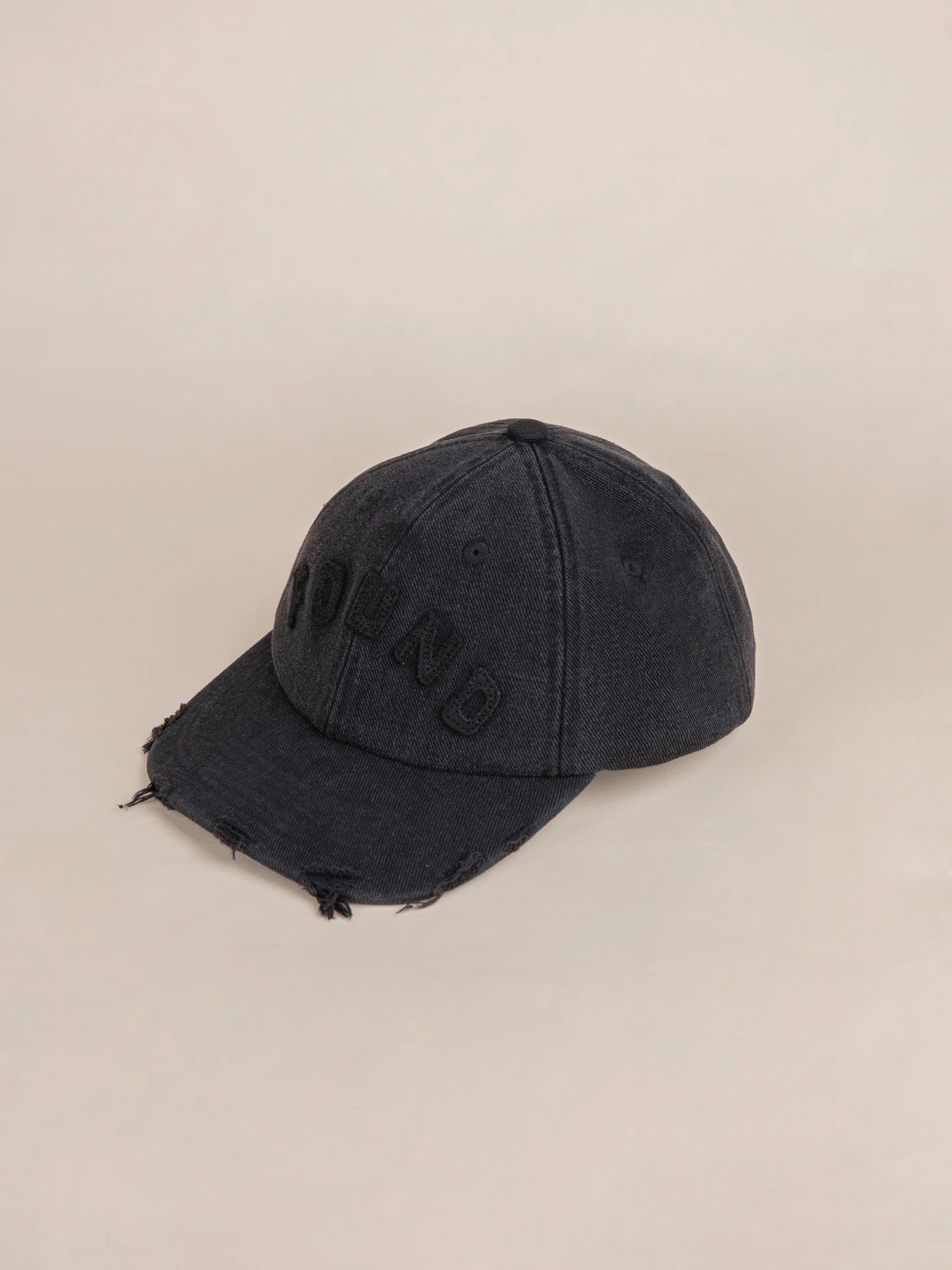 Black Felt Patch Cap - Image 4