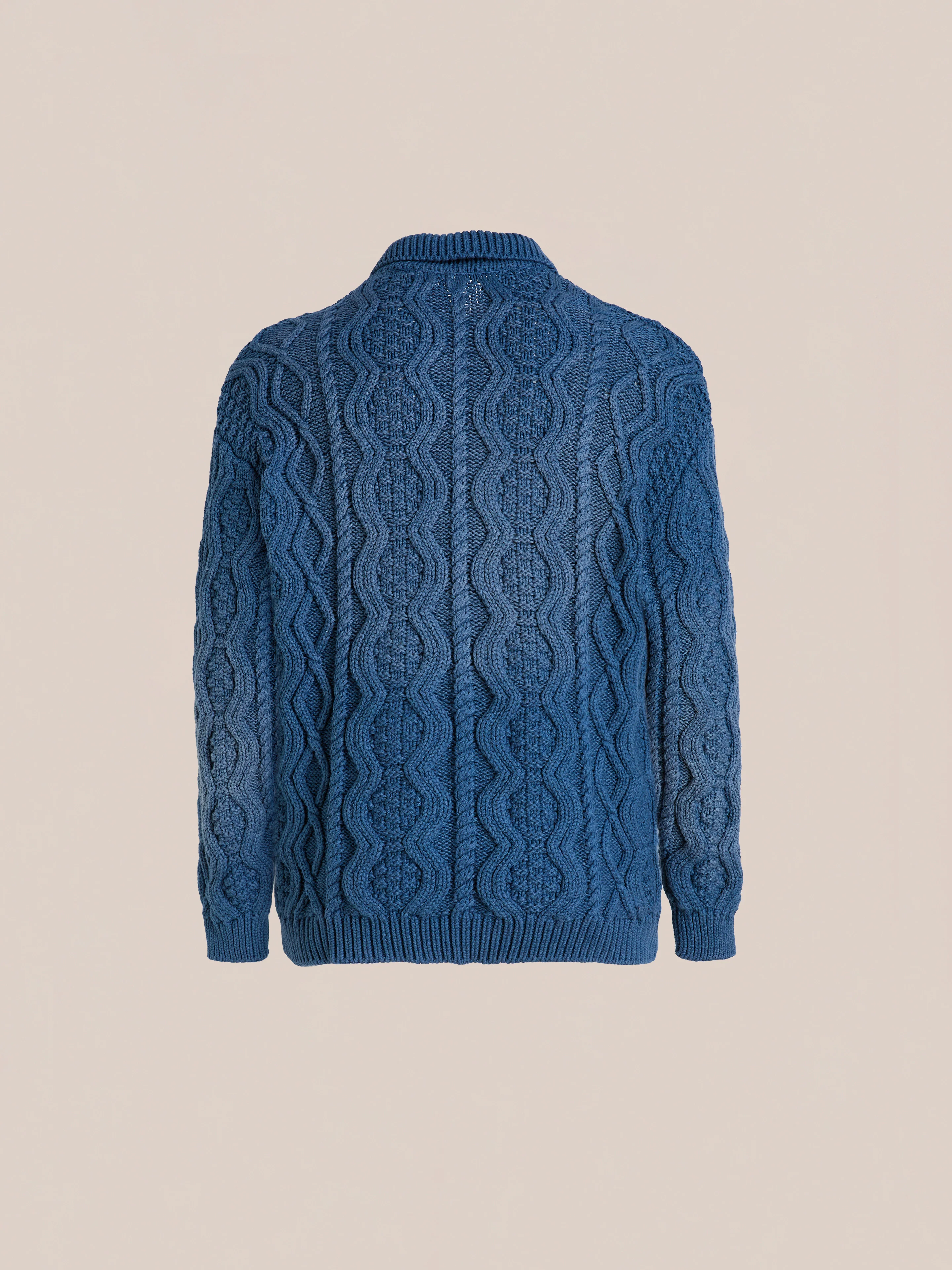 Cable Knit Buttoned Cardigan - Image 7