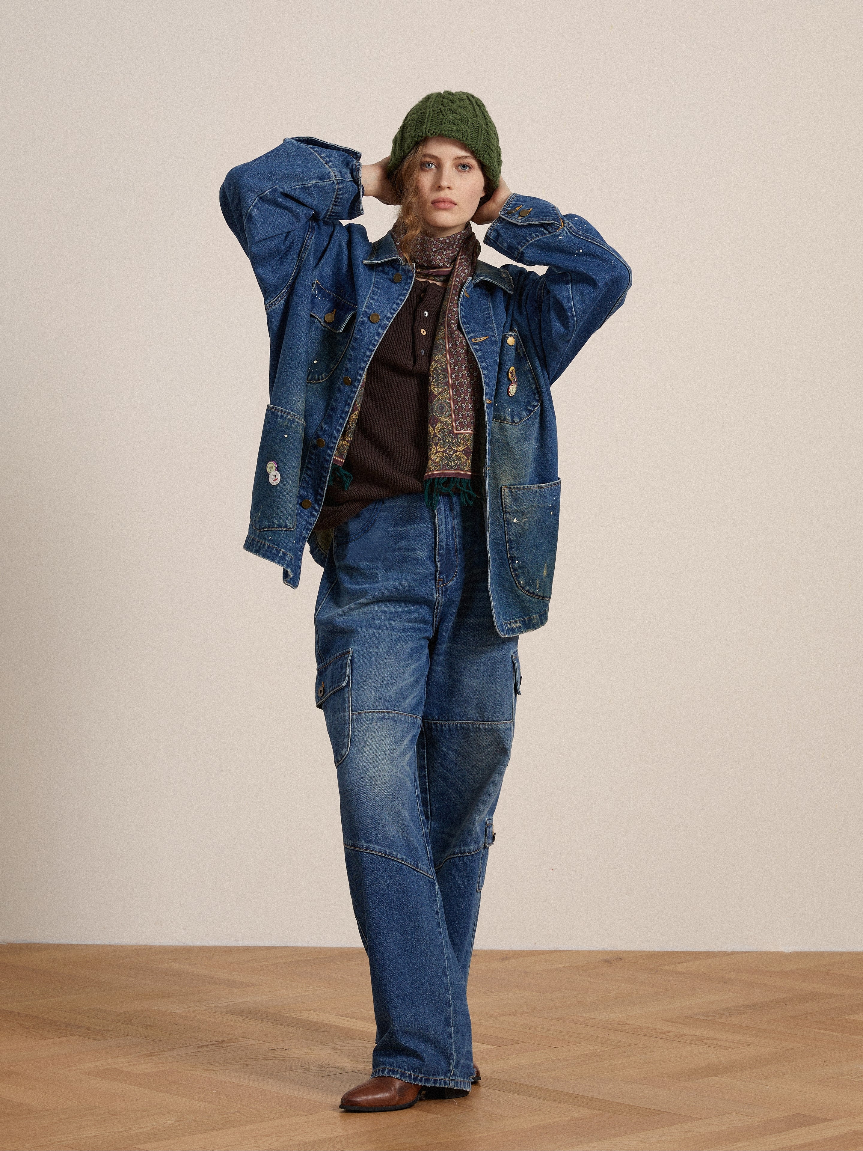 Siwa Cargo Paneled Jeans - Image 3