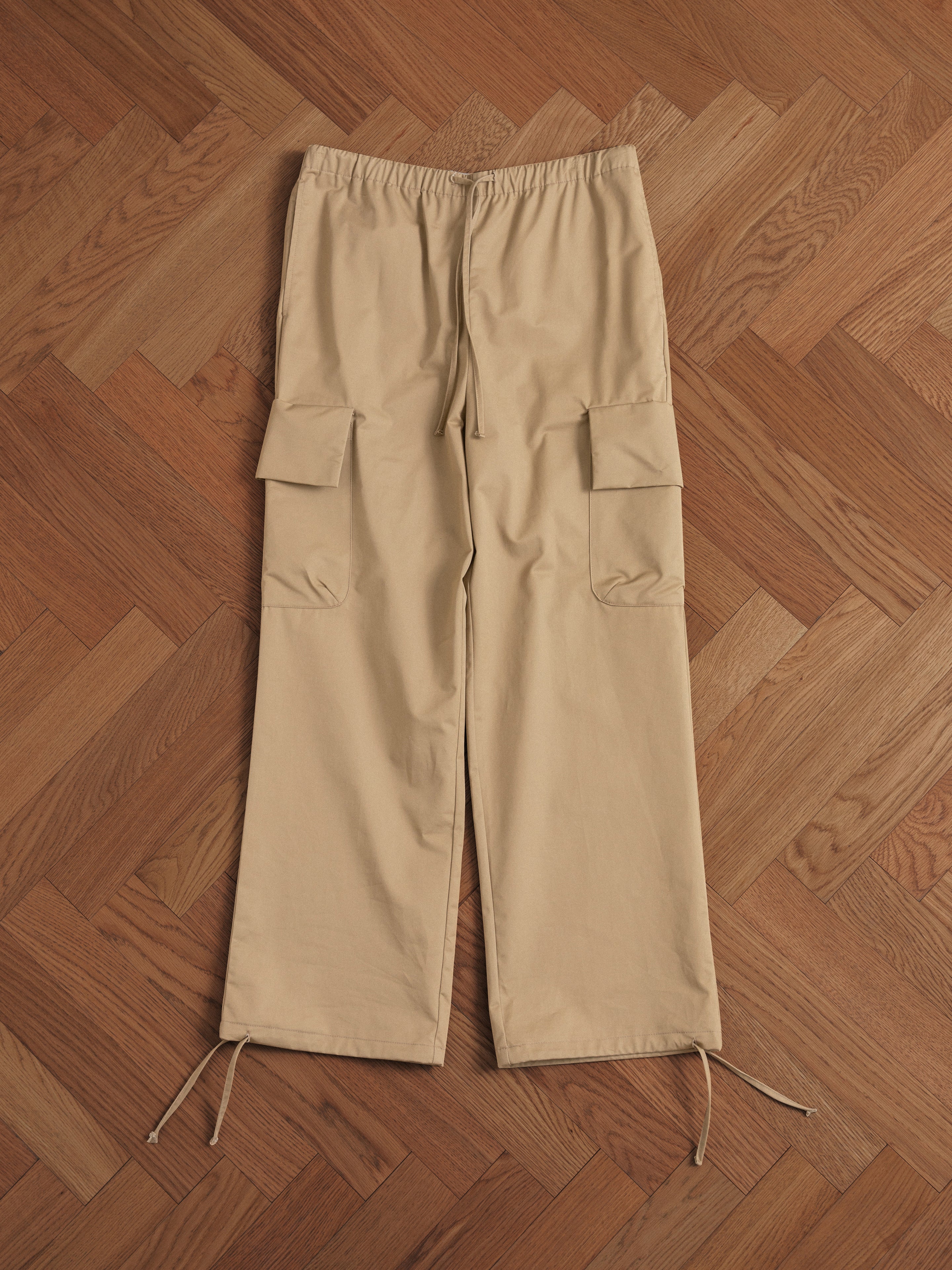 Twill Cargo Drawstring Pants - Image 9