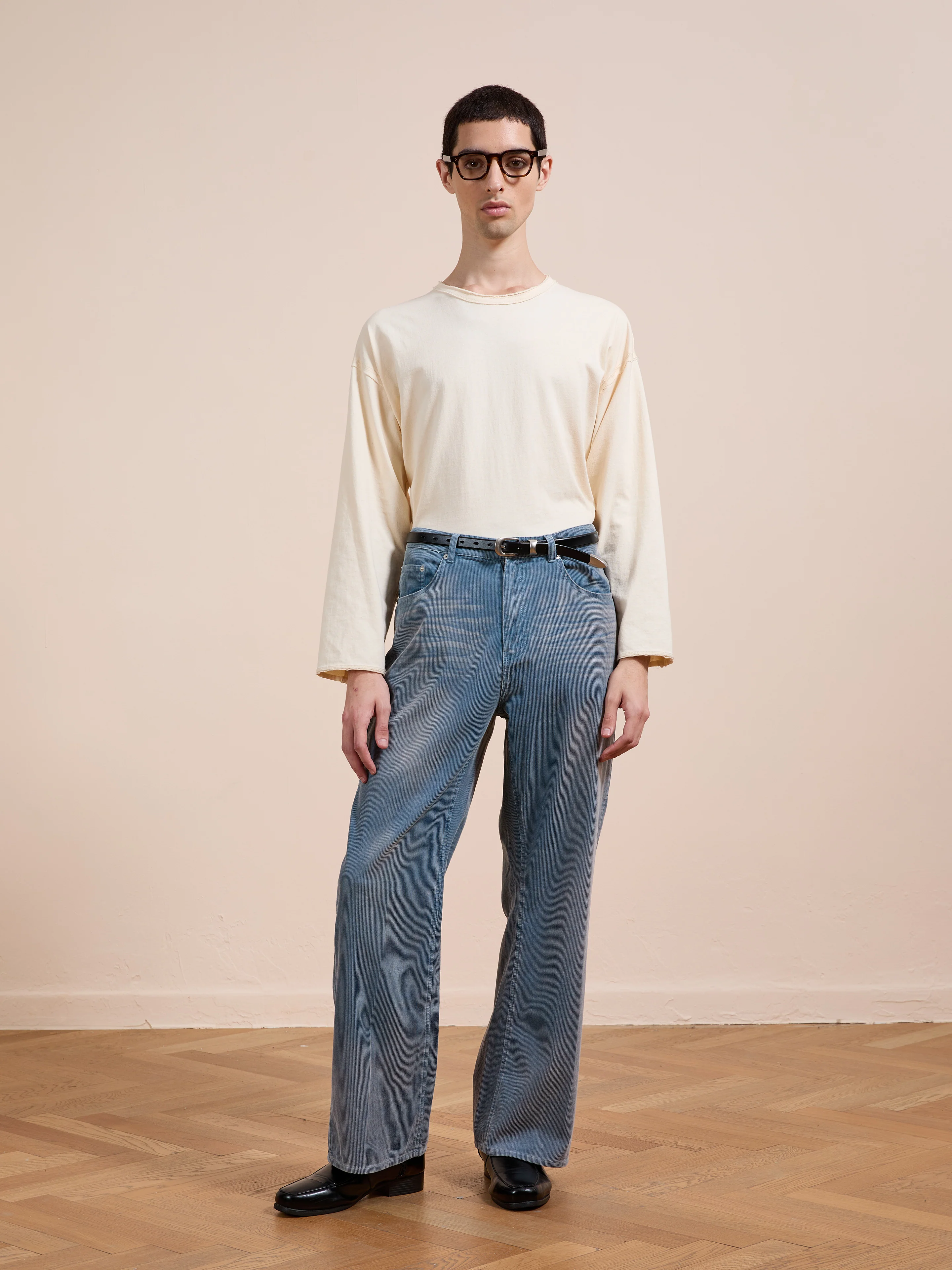 Corduroy Flare Work Pants - Image 13