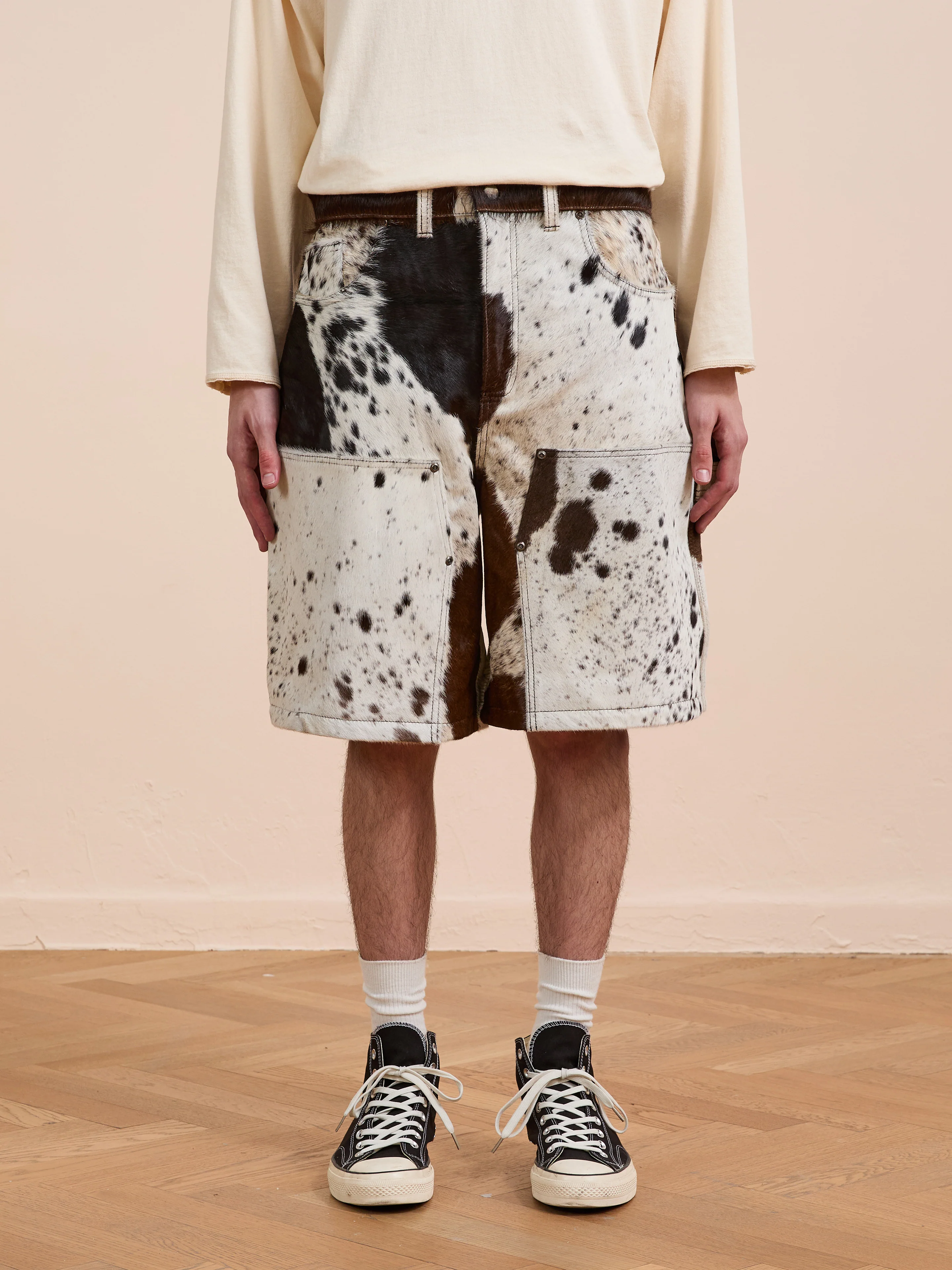 Cowhide Prairie Carpenter Shorts - Image 4