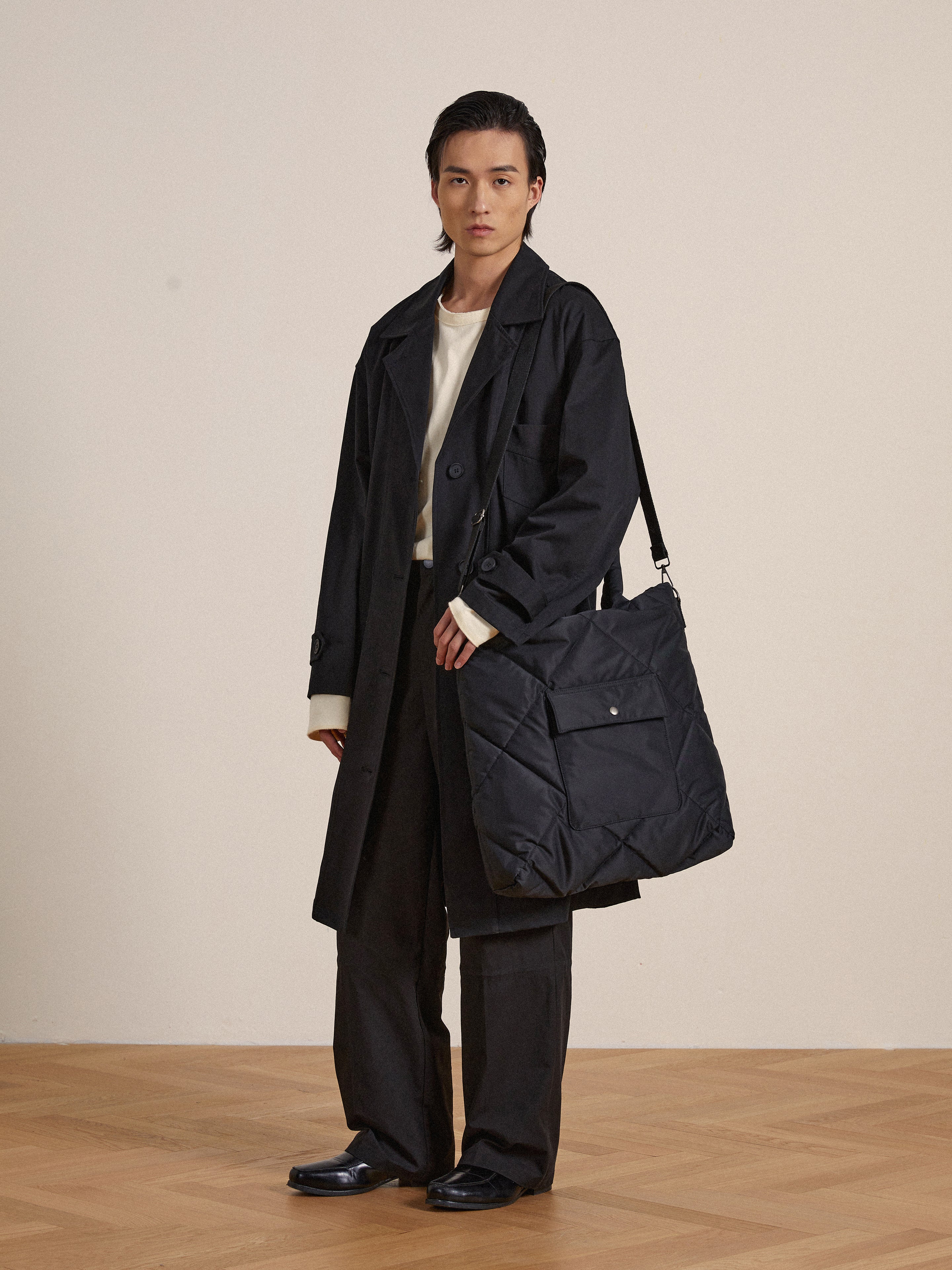 Dayer Nylon Quilted Bag - Image 6