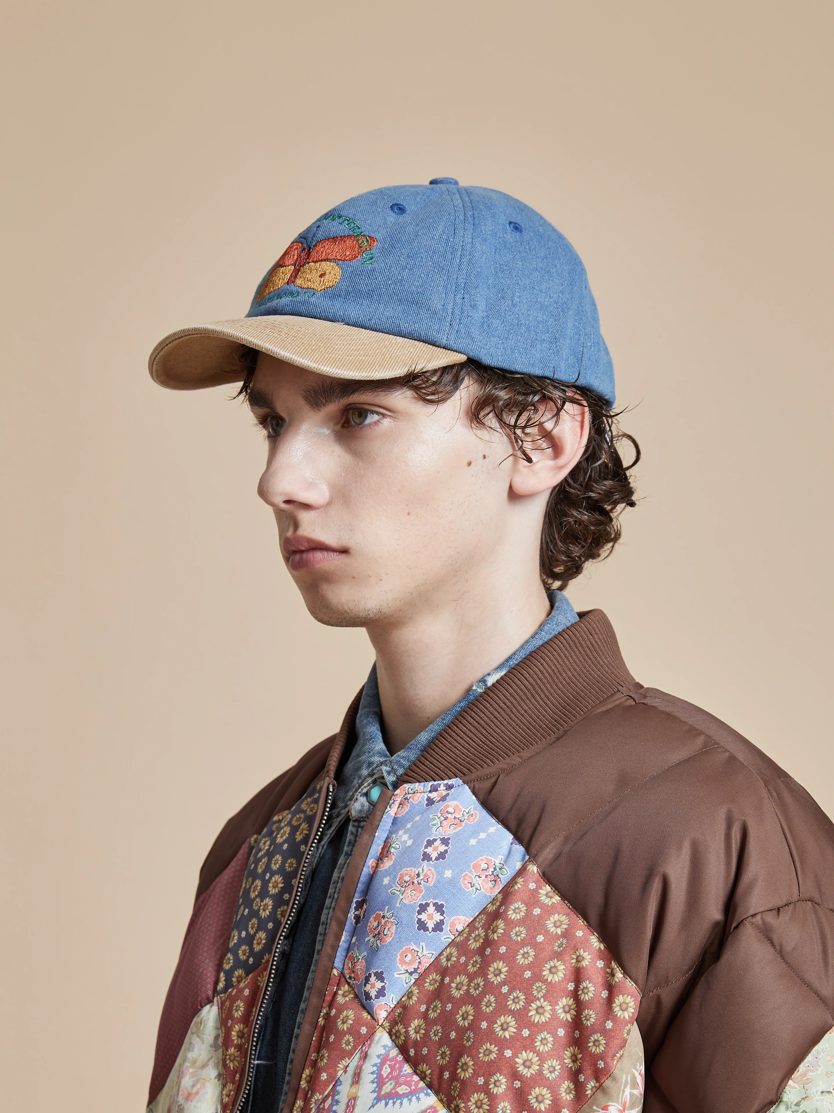Butterfly House Denim Cap - Image 4