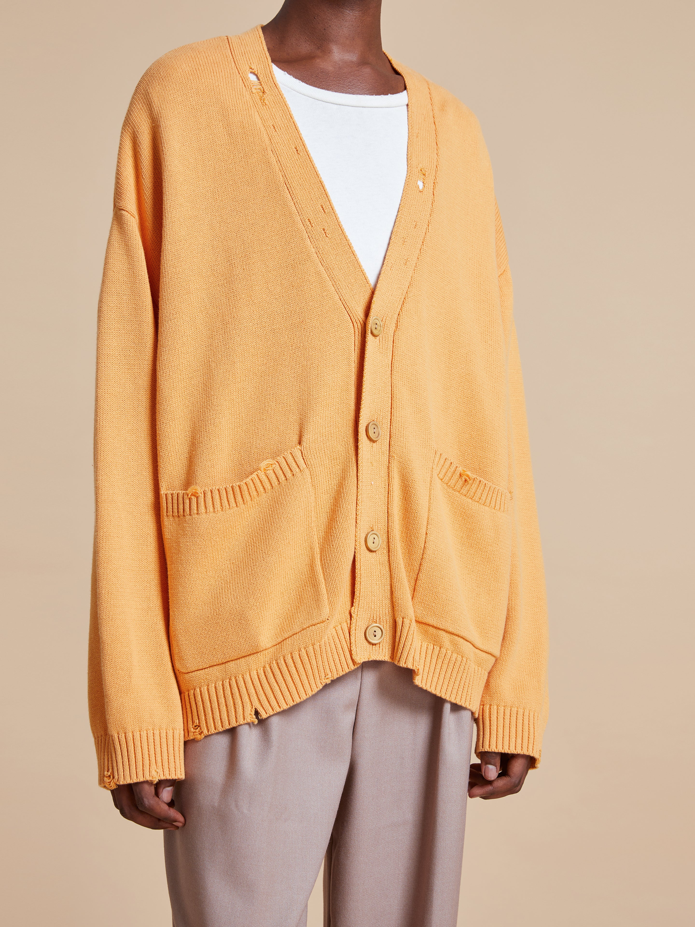 Cadmium Distressed Cardigan - Image 15