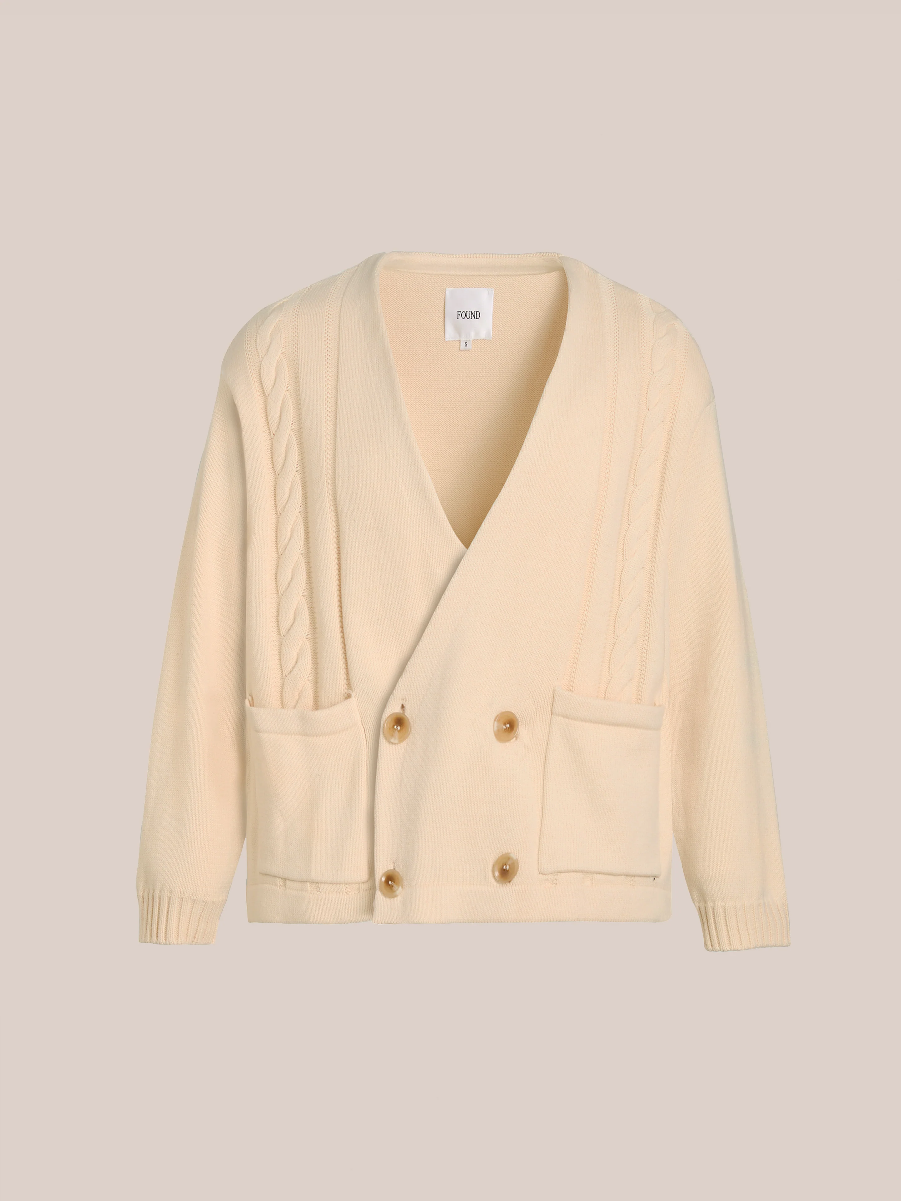 Double Breasted Knit Cardigan - Image 4