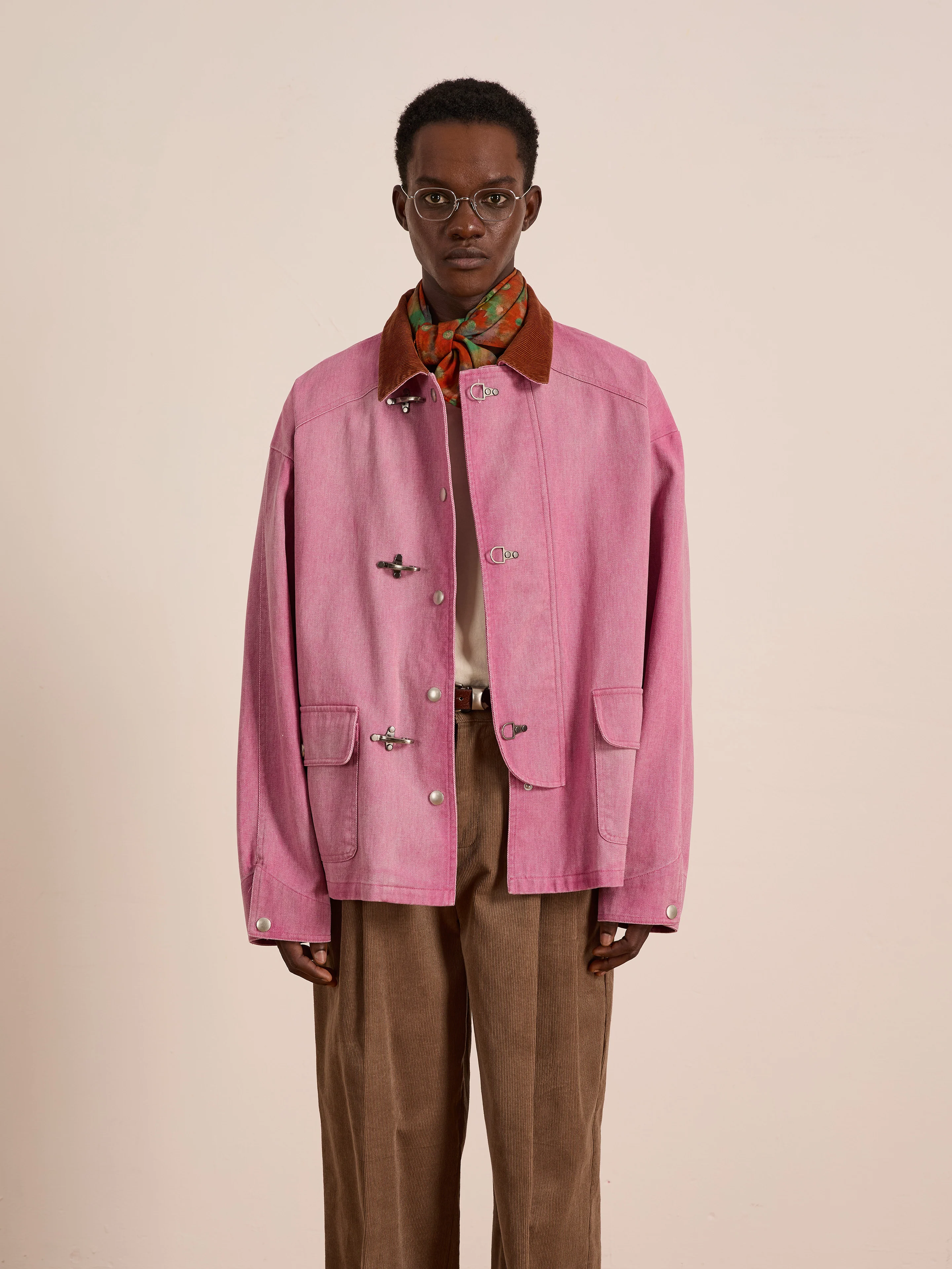 Washed Fireman Clasp Workshop Jacket - Image 10