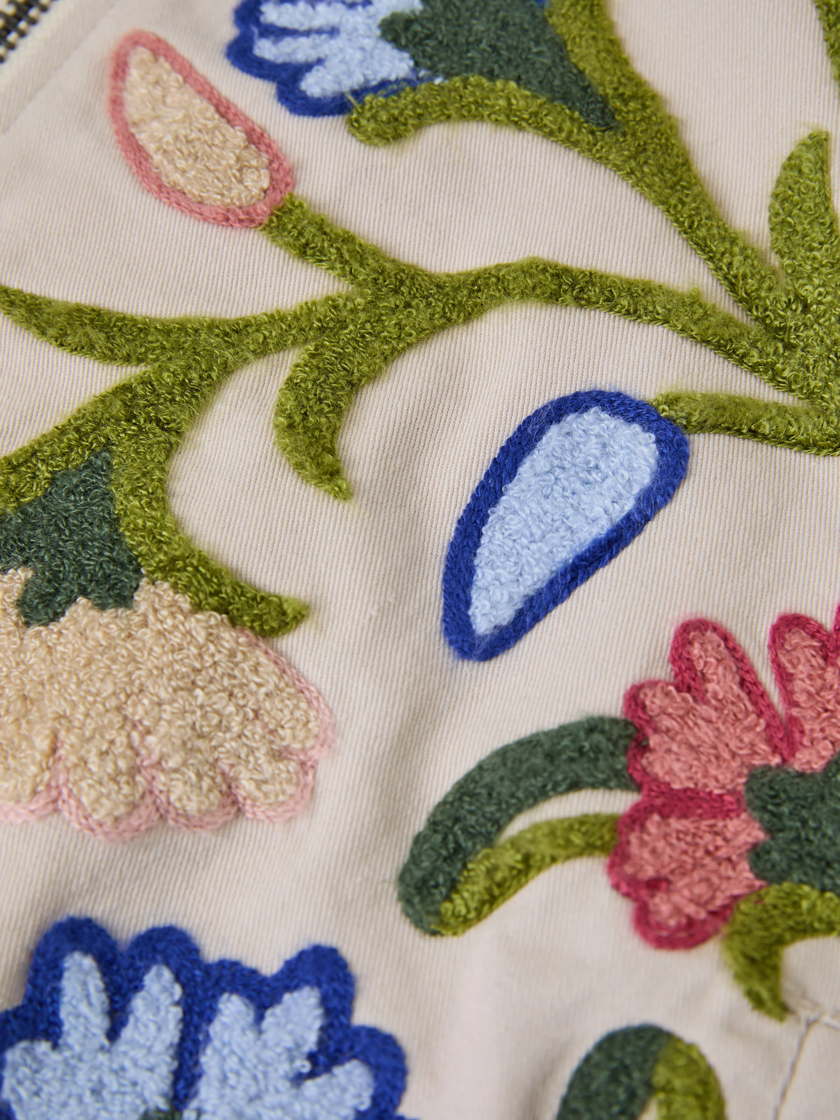 Floral Embroidered Work Jacket - Image 11