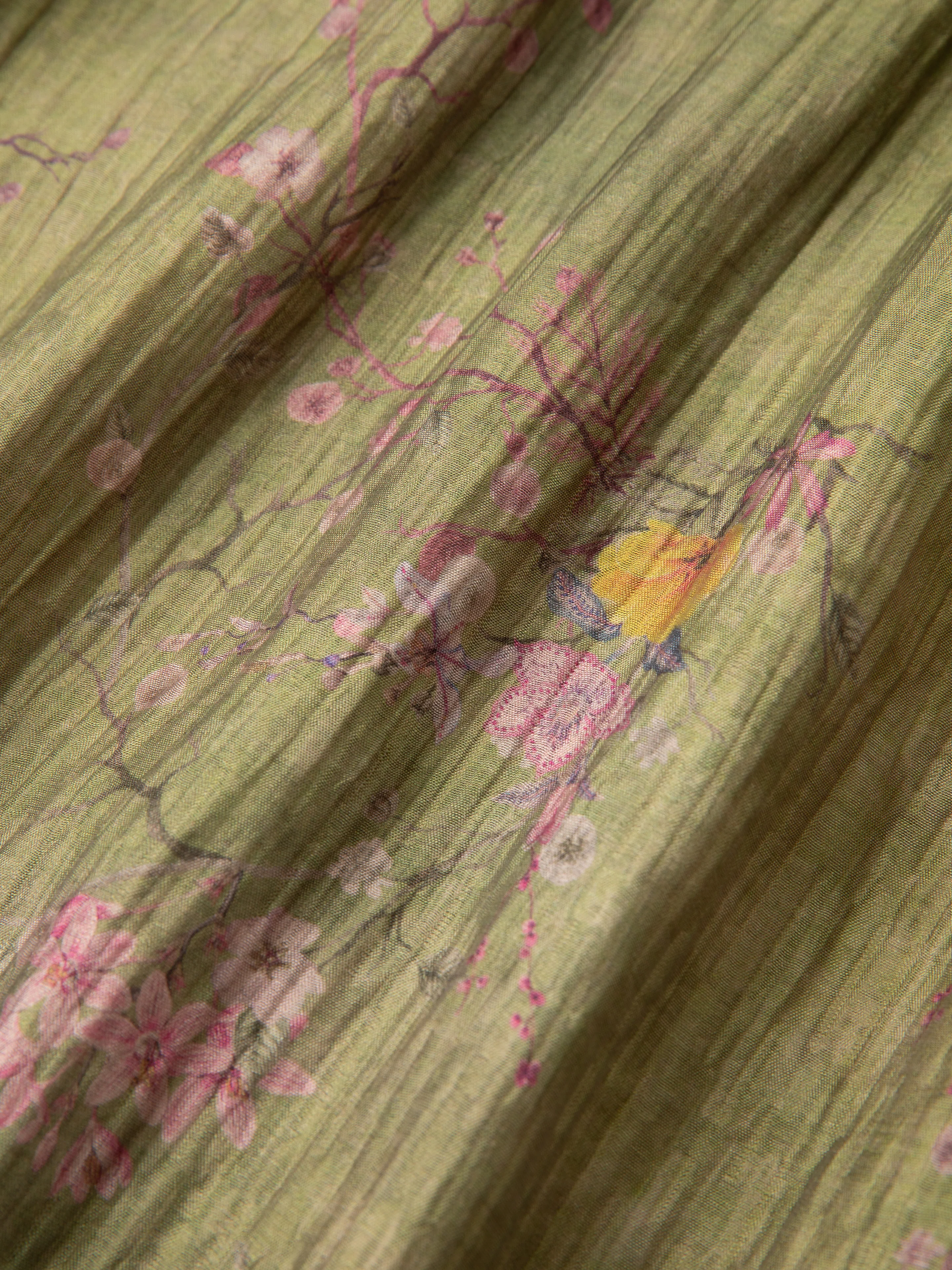 Floral Moss LS Camp Shirt - Image 4