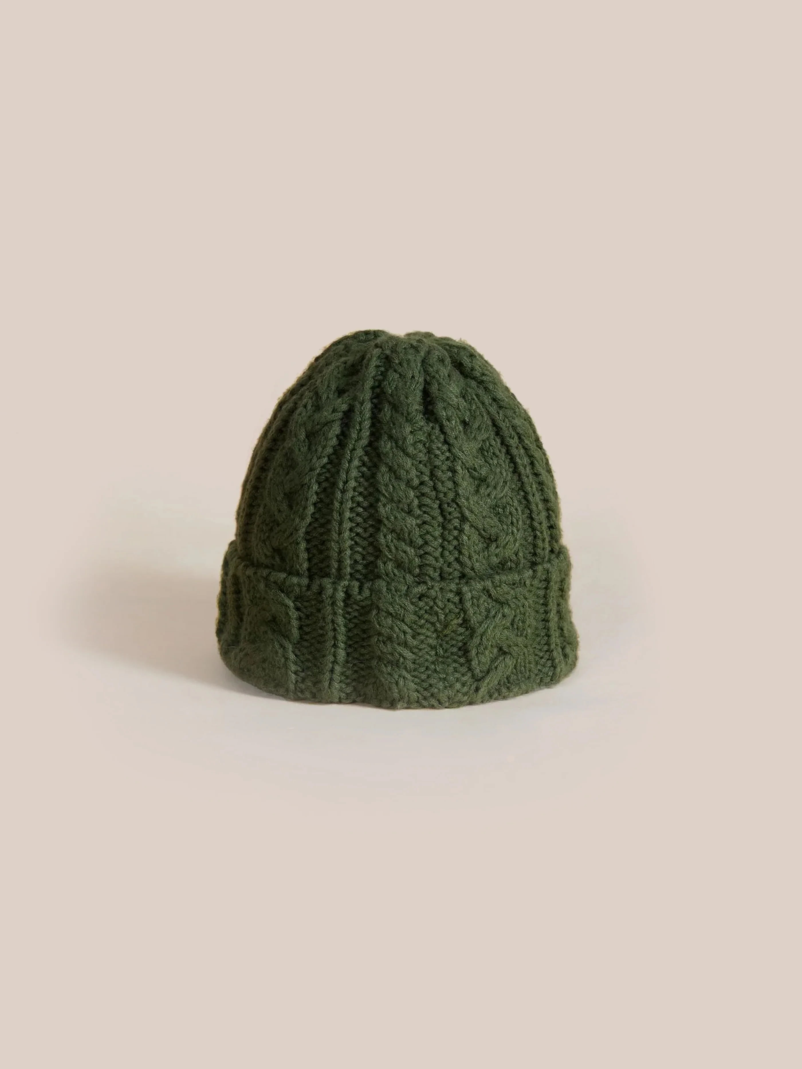 Forest Cable Knit Beanie - Image 7