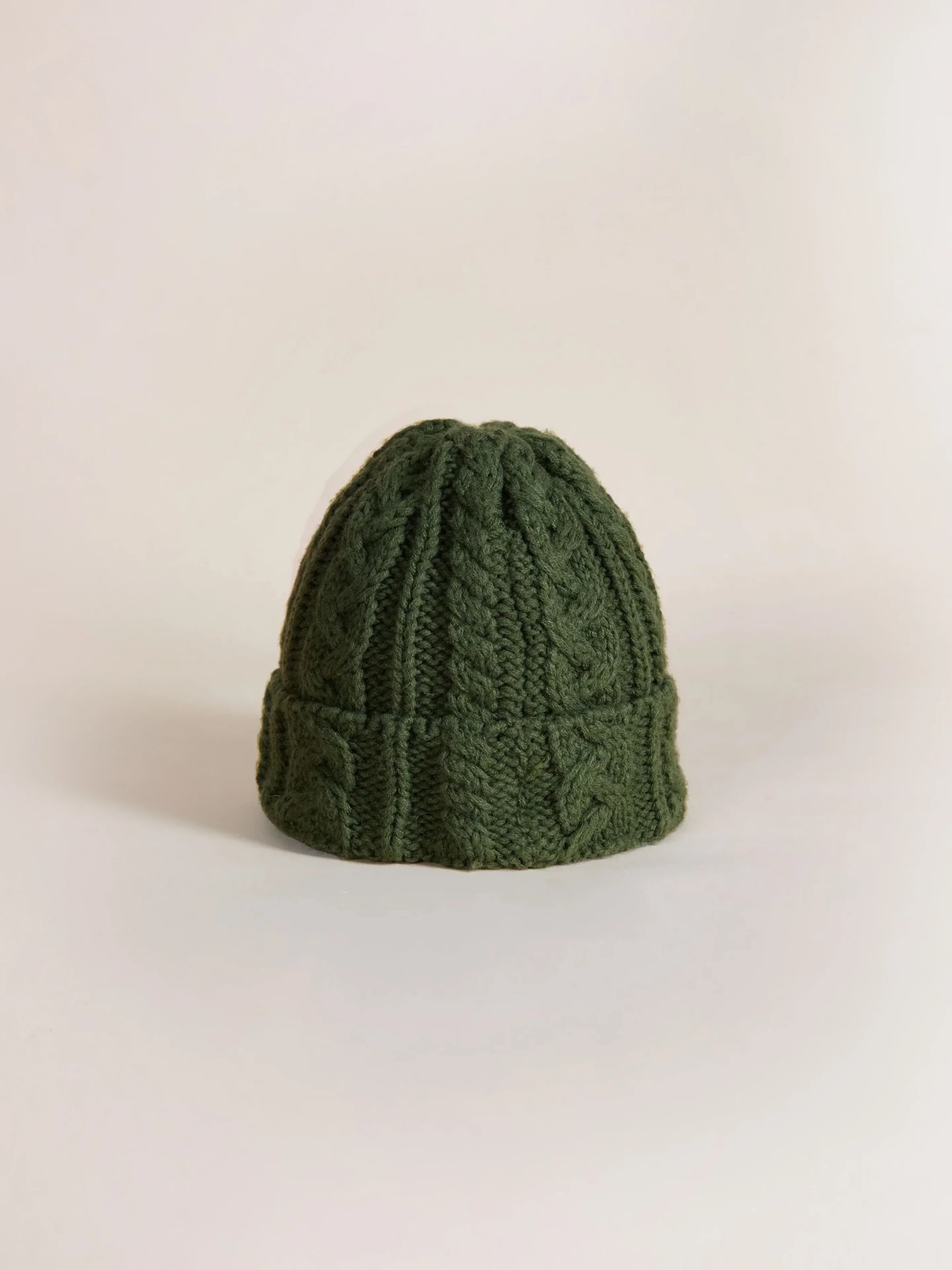 Forest Cable Knit Beanie - Image 8