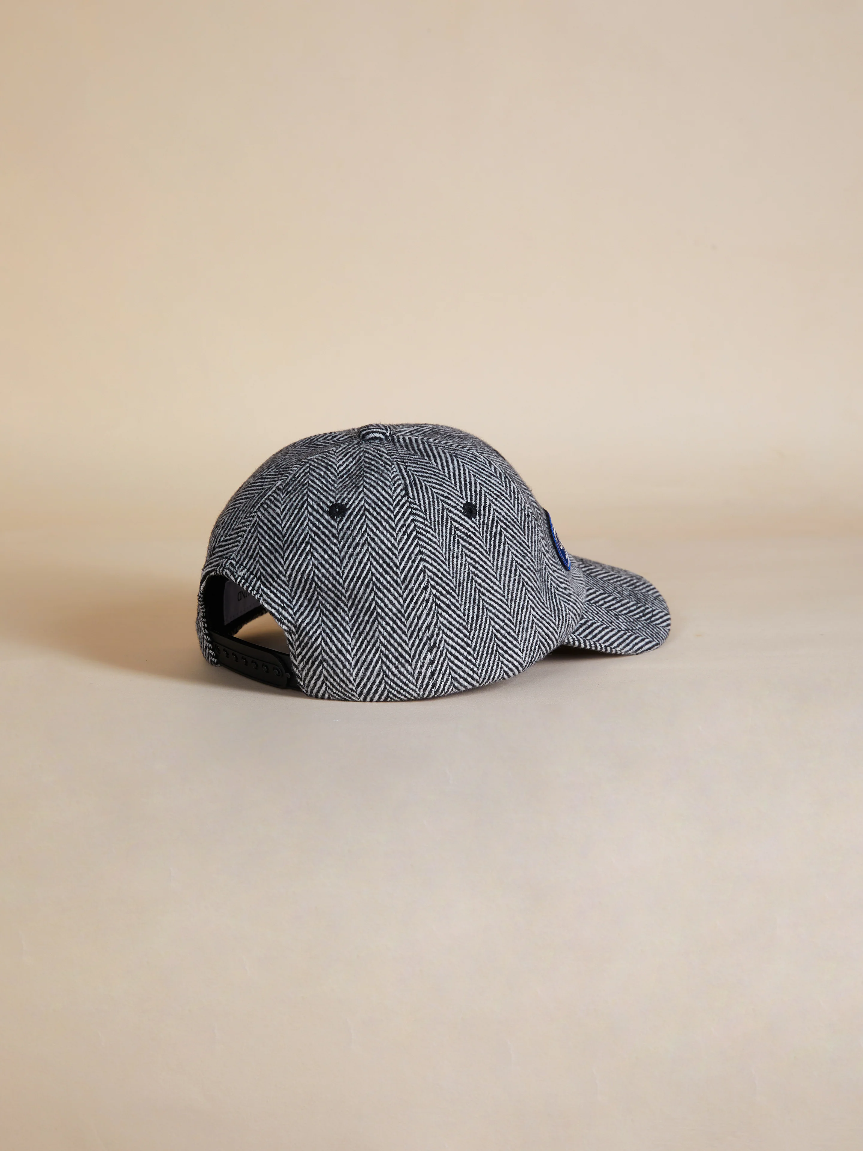 Herringbone Tweed Patch Cap - Image 8