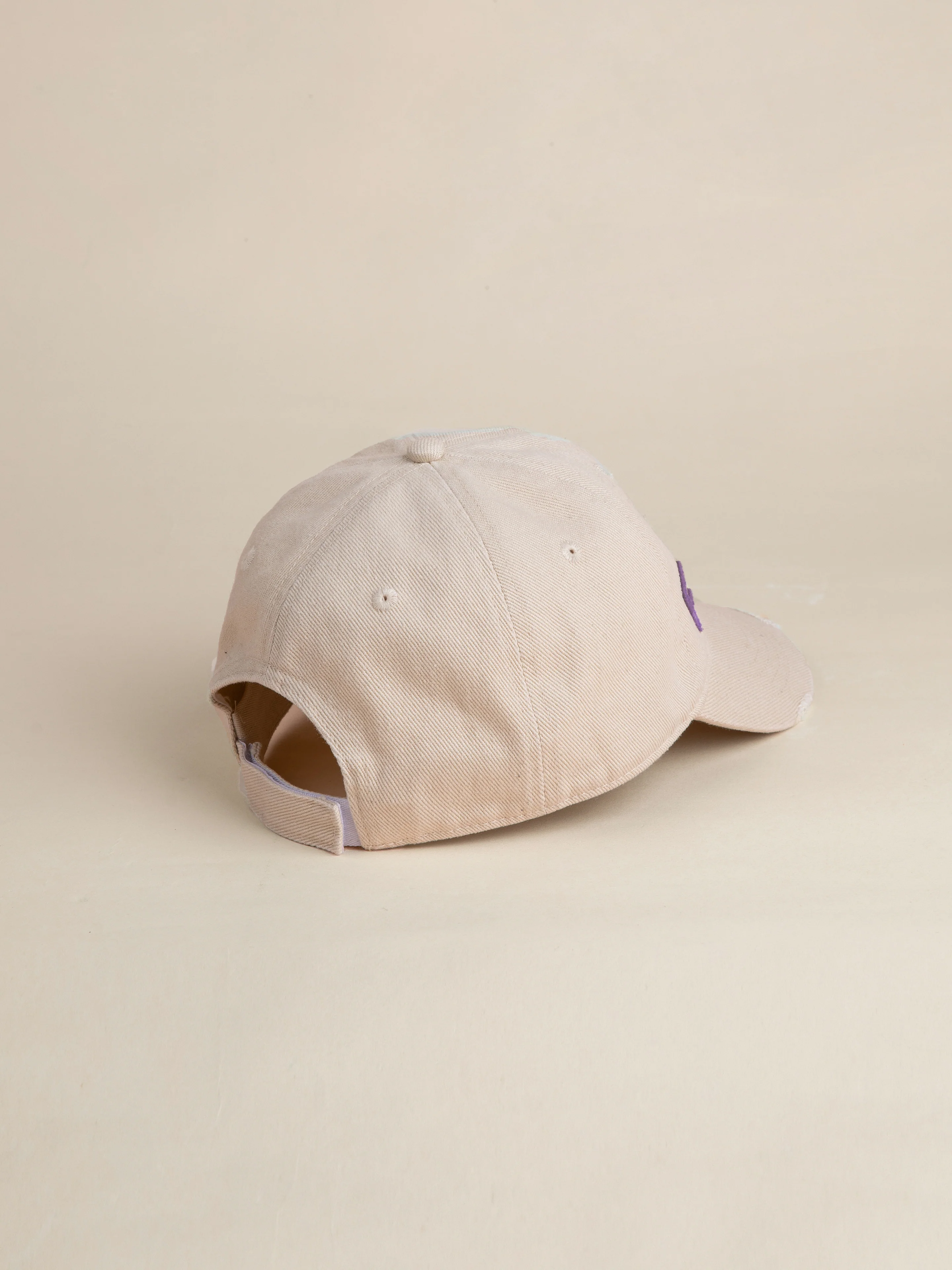 Ivory Felt Patch Cap - Image 7