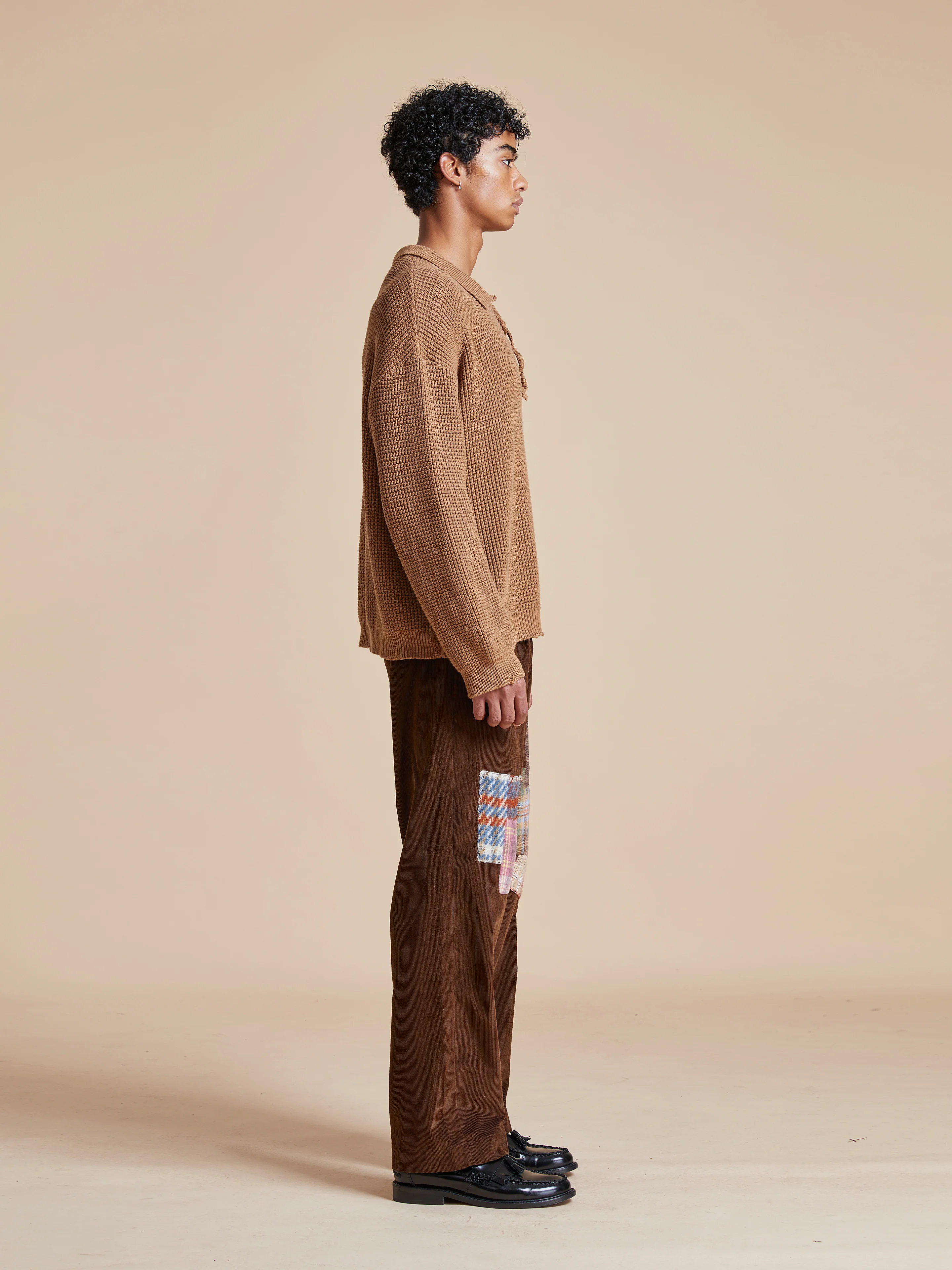 Tie-Collar Knit Sweater - Image 16