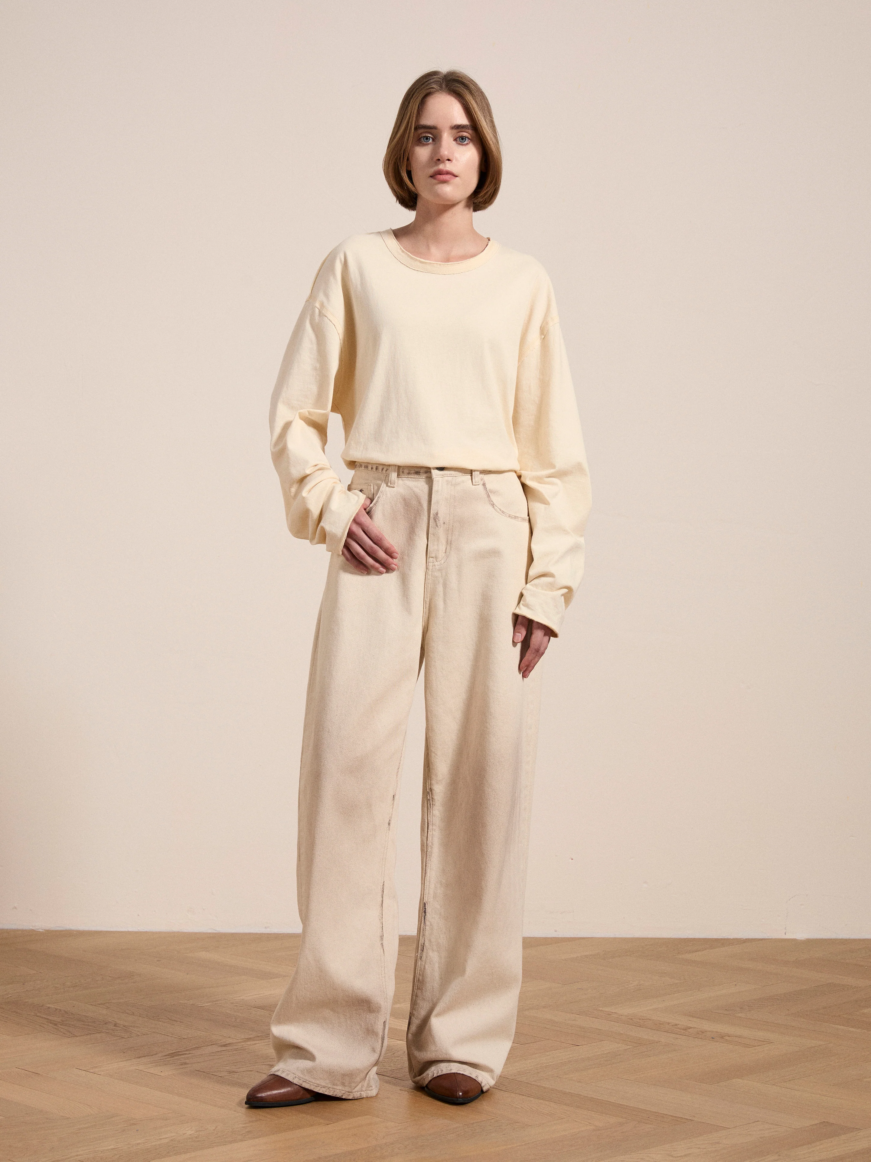 Lacy Baggy Jeans - Image 3