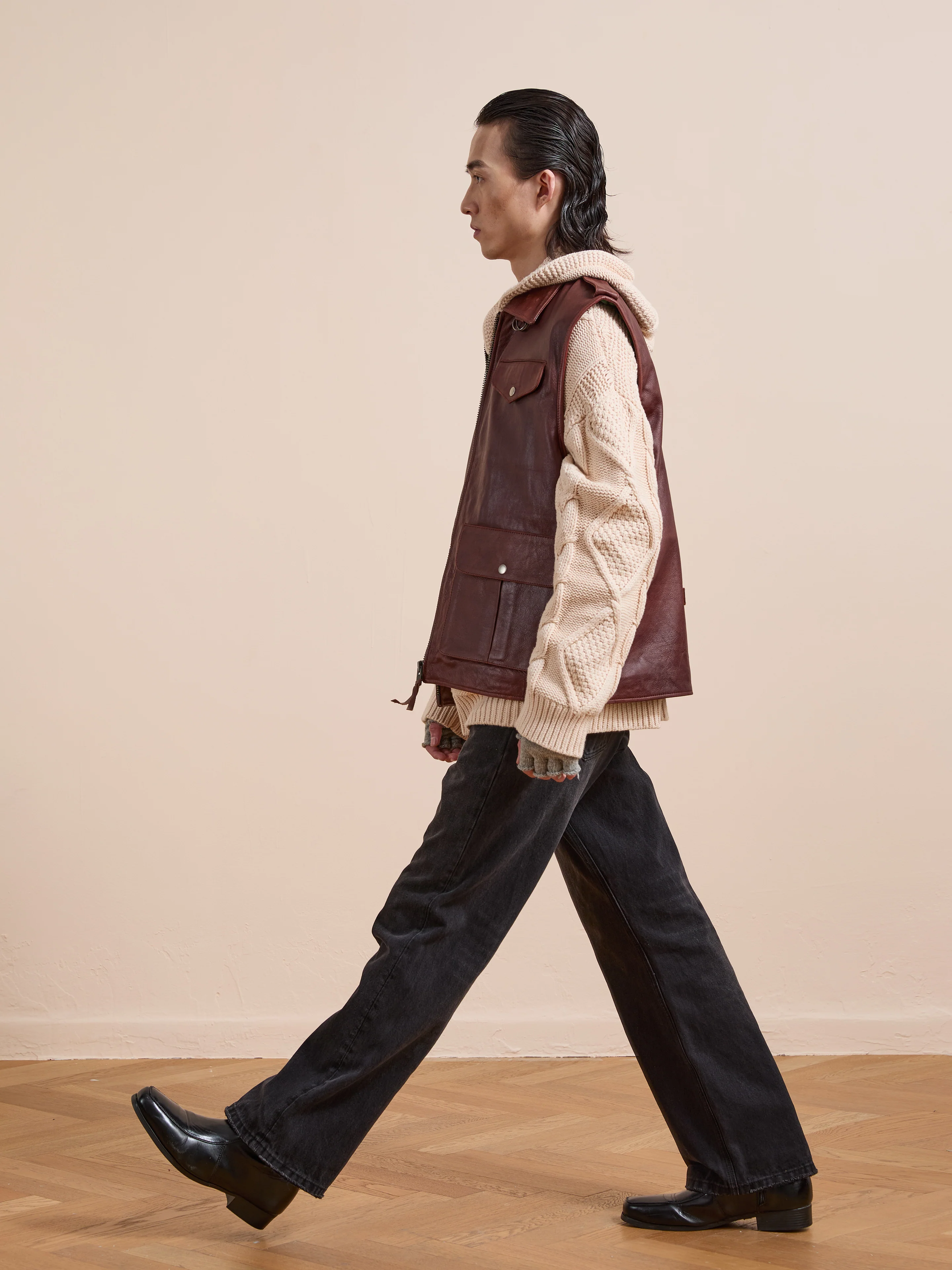 Leather Pocket Vest - Image 13