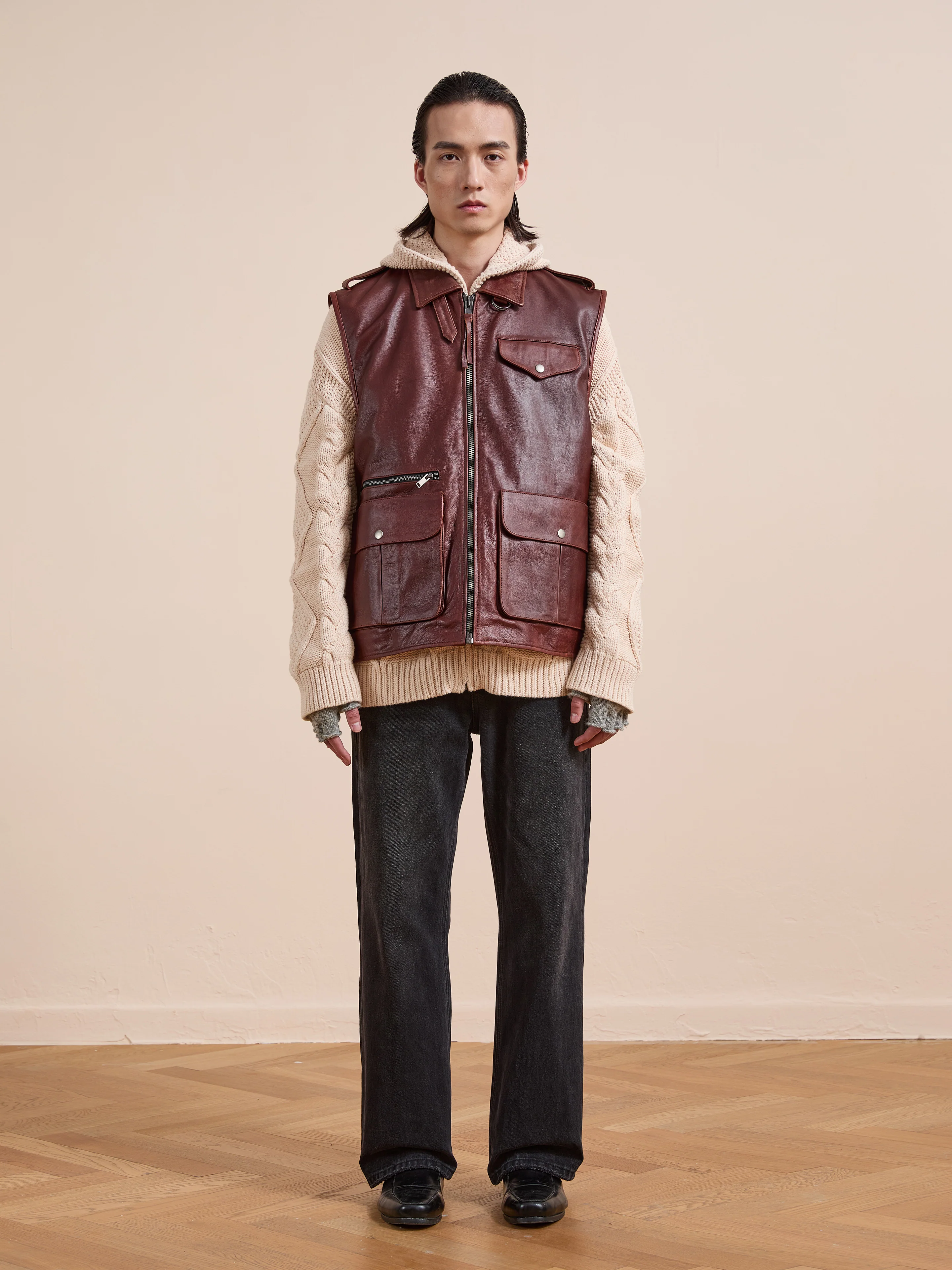 Leather Pocket Vest - Image 14