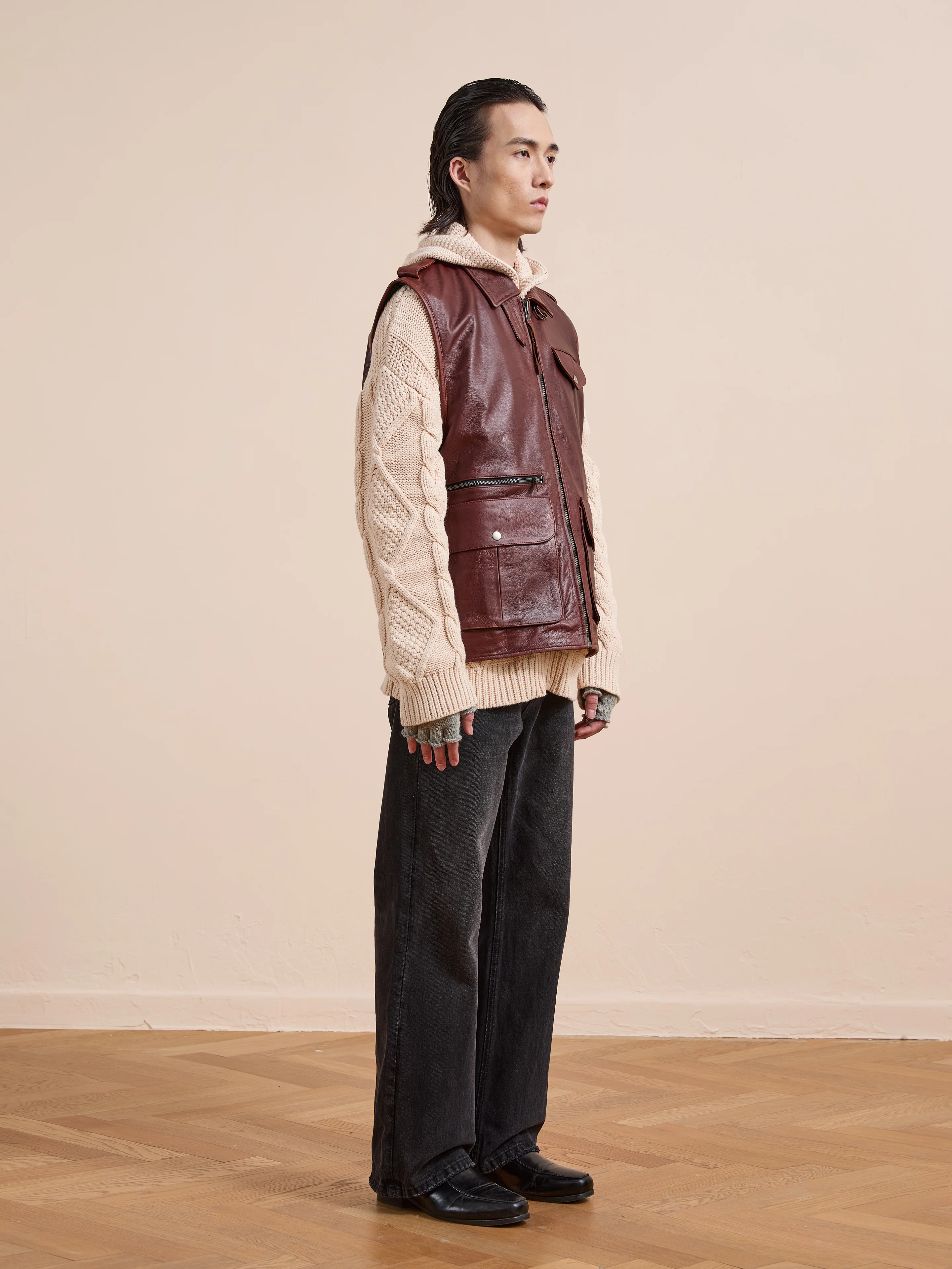 Leather Pocket Vest - Image 16
