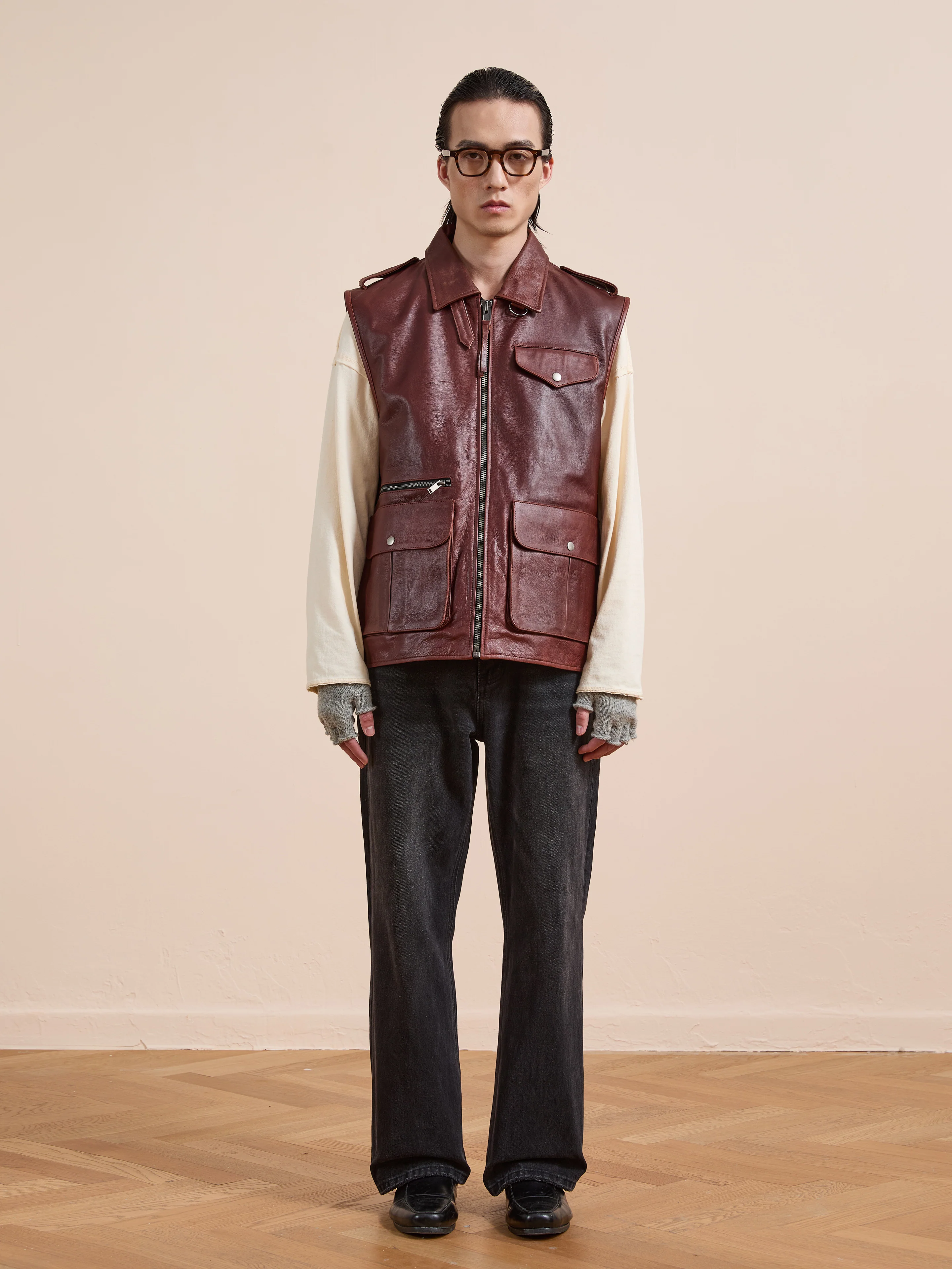 Leather Pocket Vest - Image 19