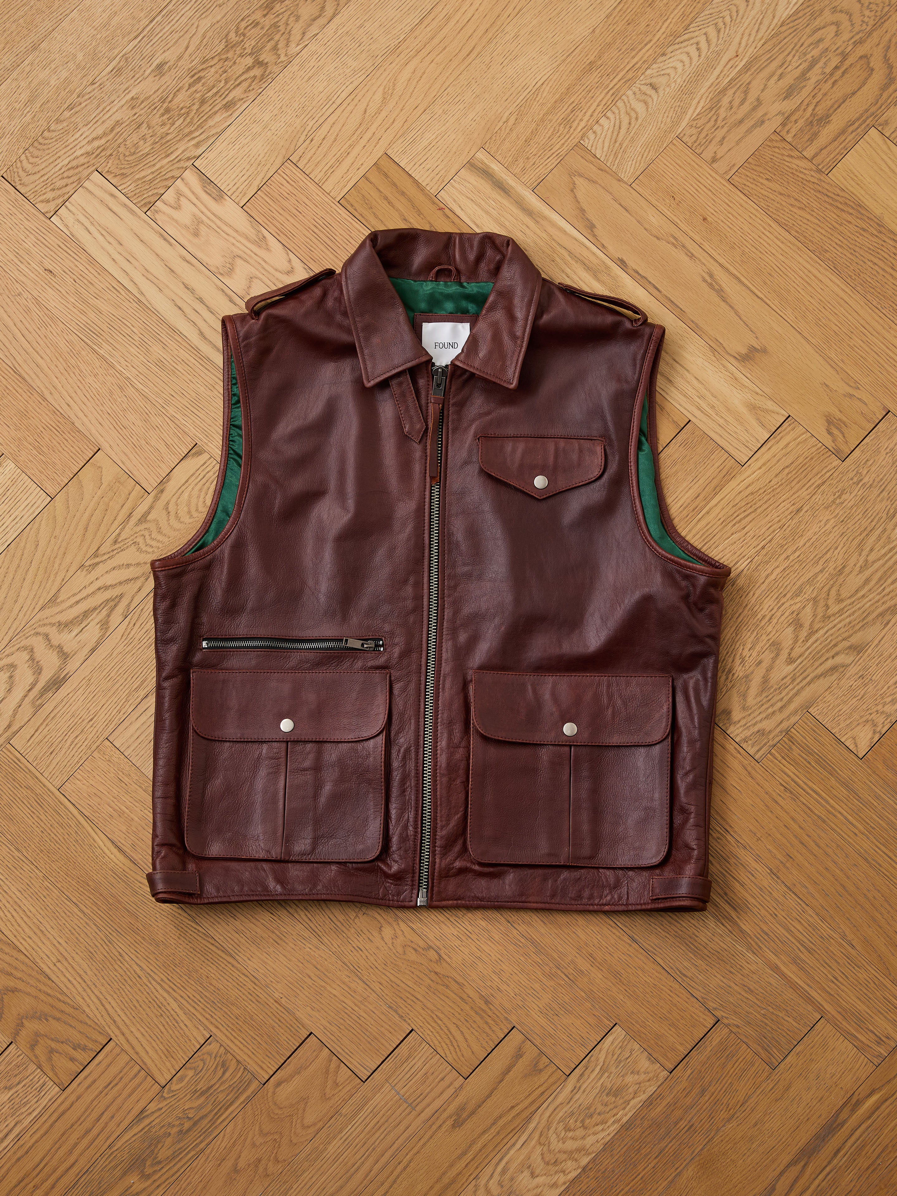 Leather Pocket Vest - Image 20