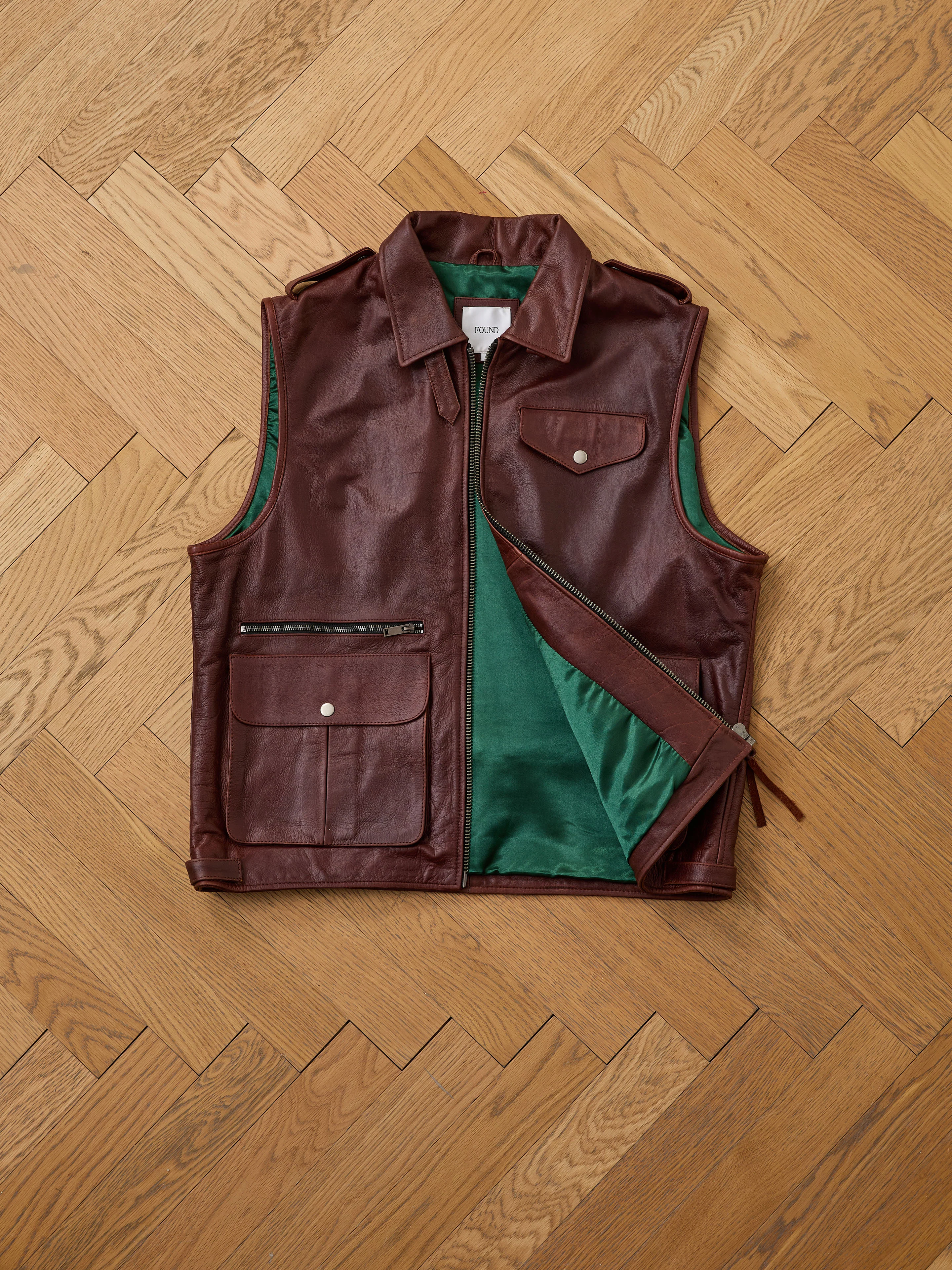 Leather Pocket Vest - Image 21