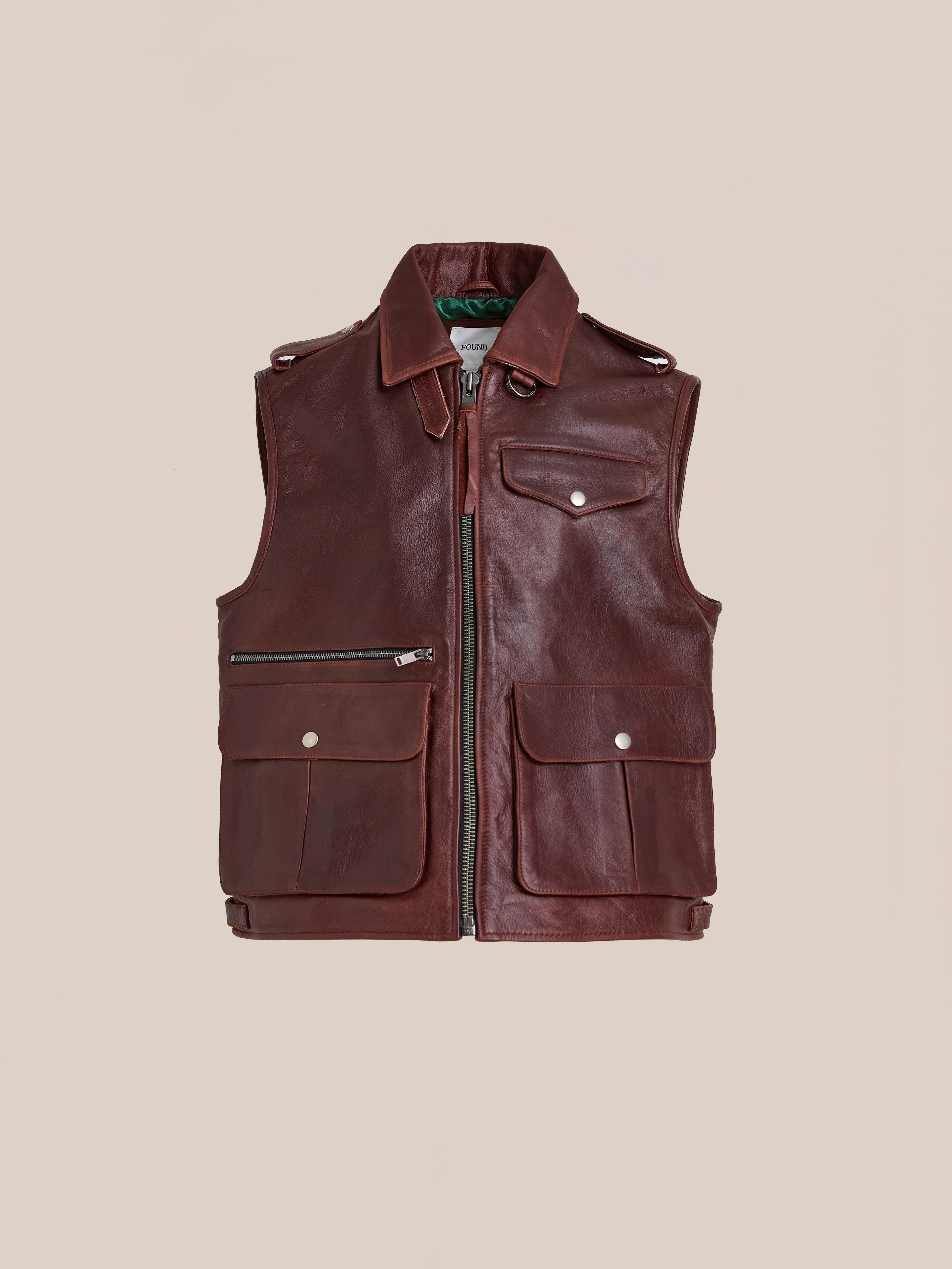 Leather Pocket Vest - Image 6