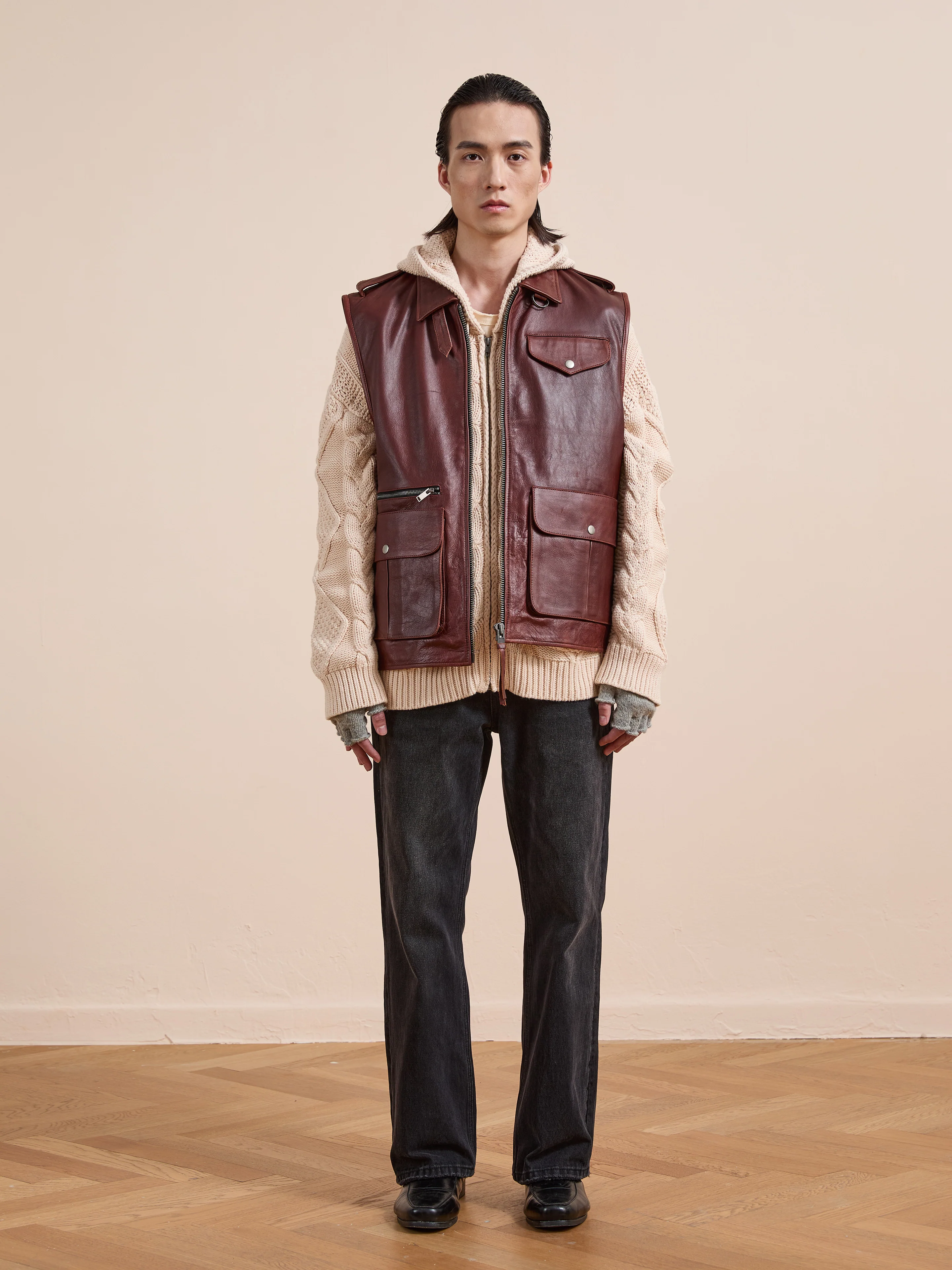 Leather Pocket Vest - Image 9