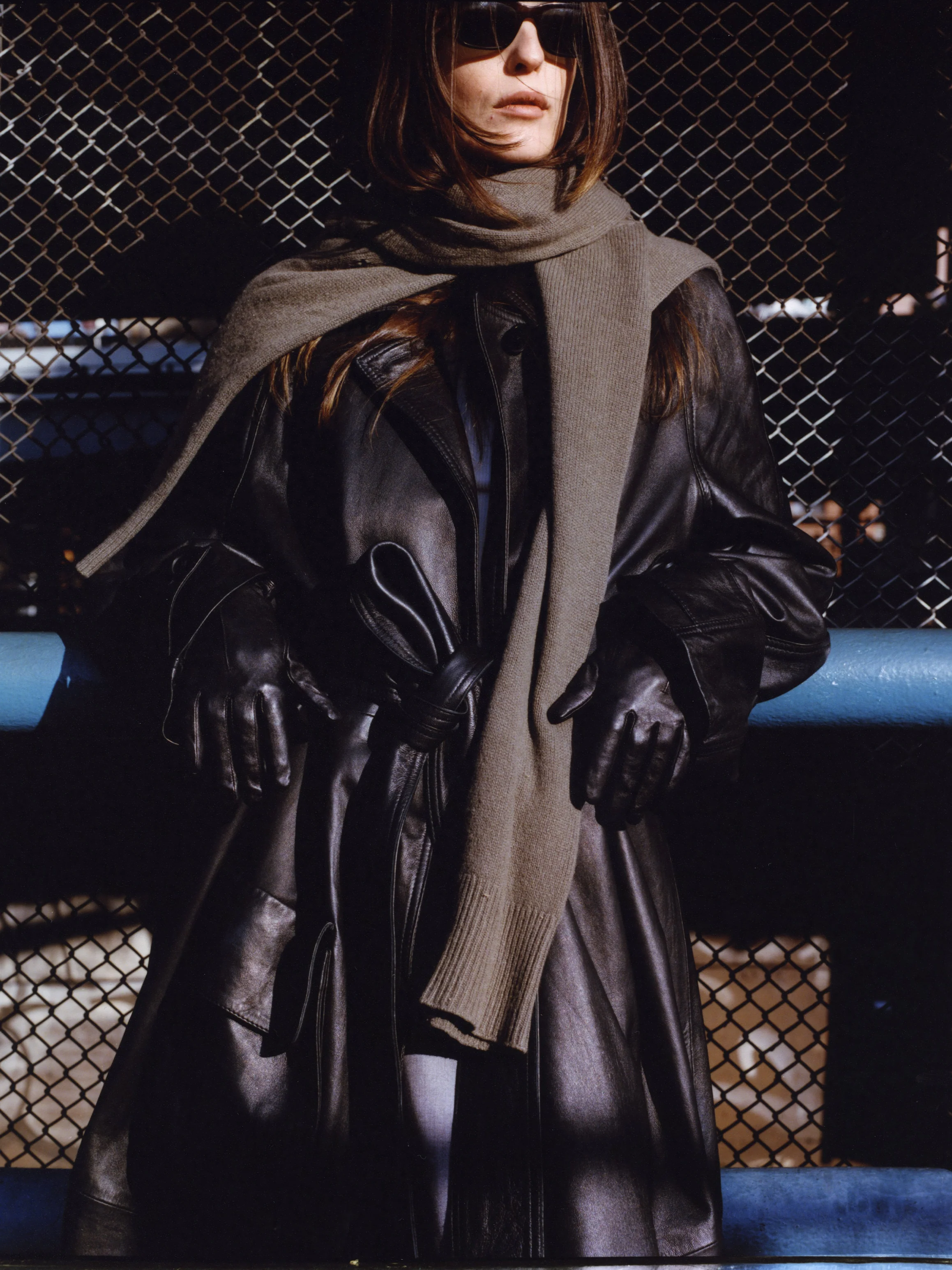 Leather Trench Coat - Image 4