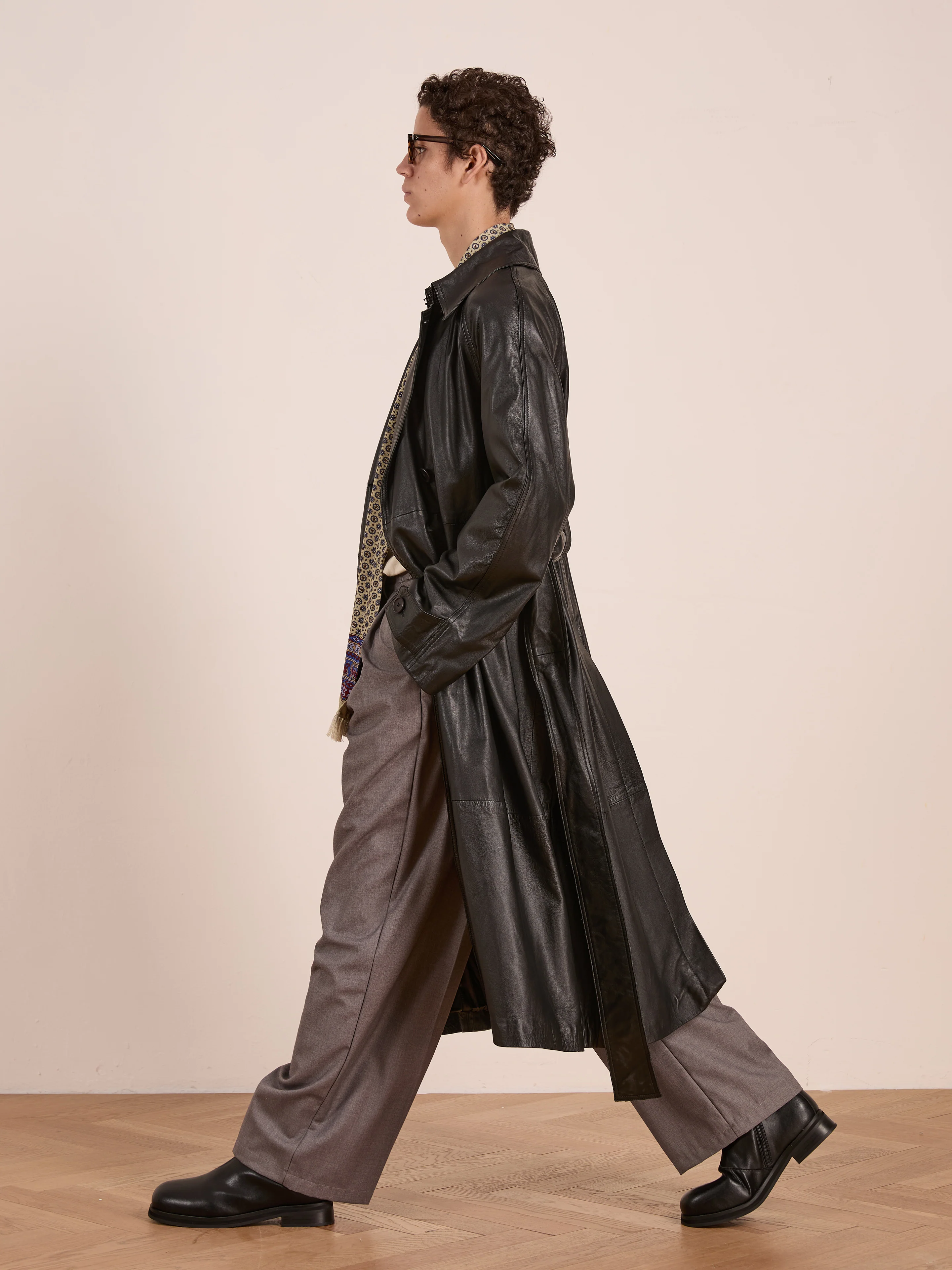 Leather Trench Coat - Image 8