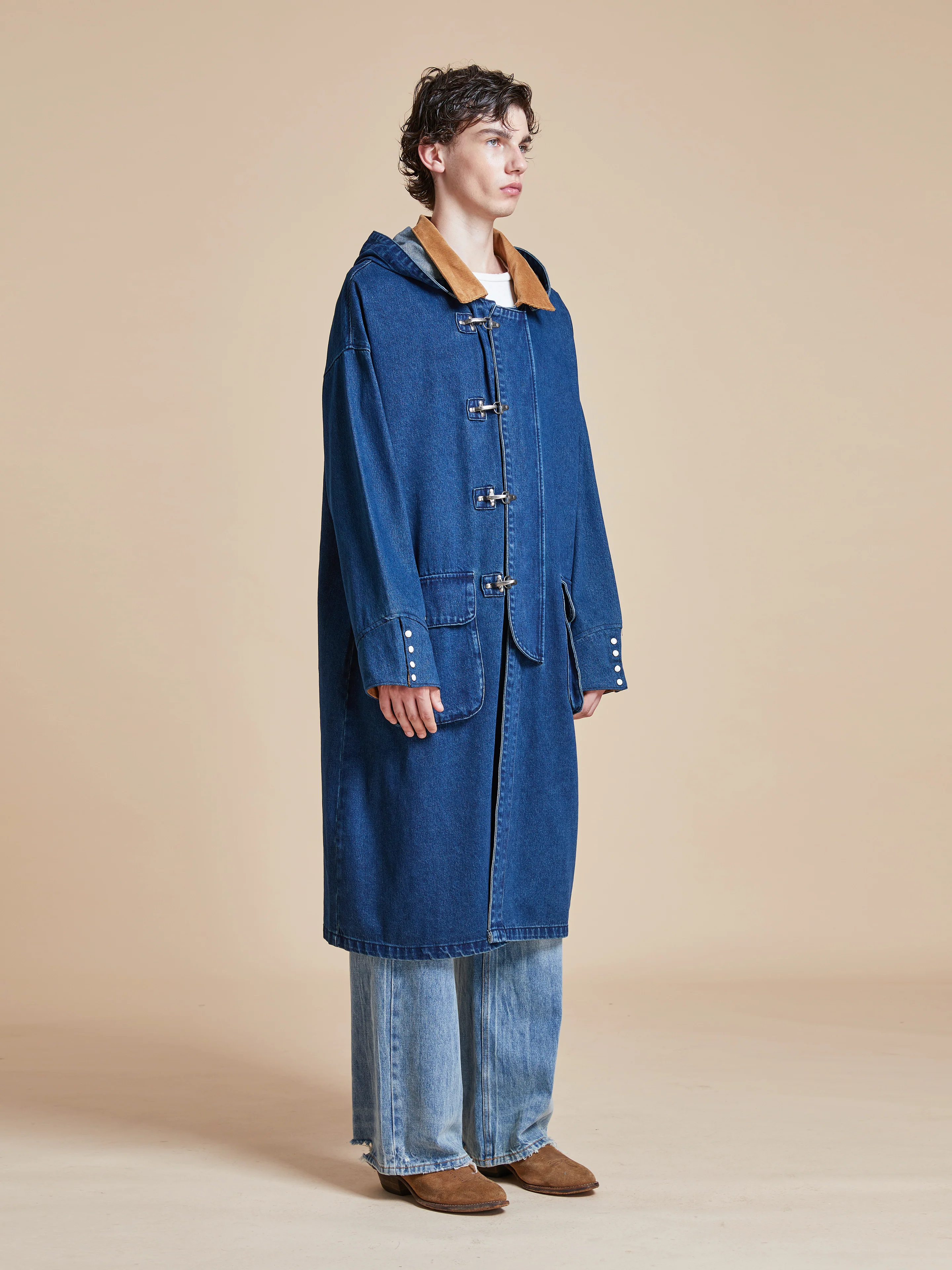 Sargasso Denim Buckle Coat - Image 10