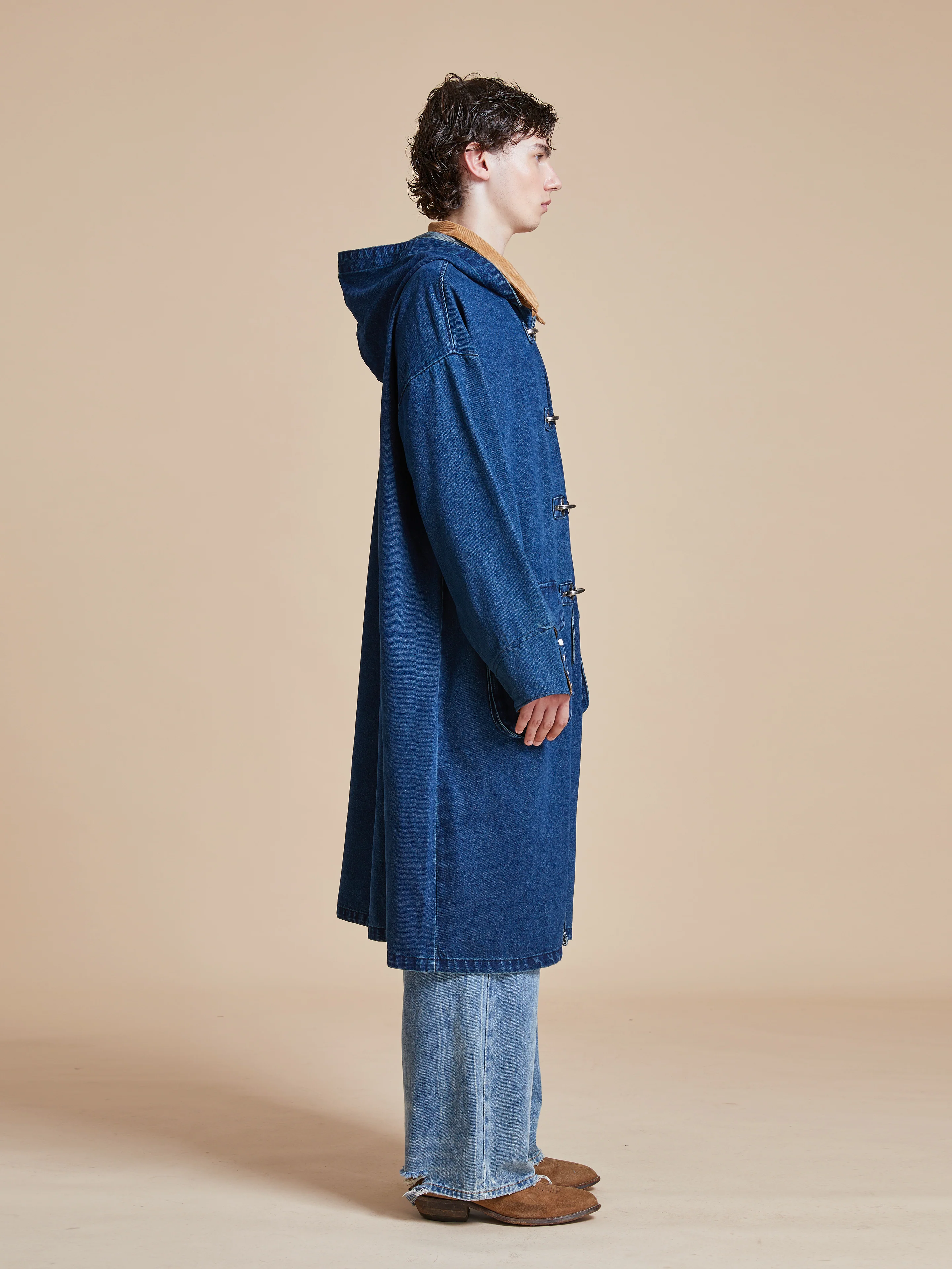 Sargasso Denim Buckle Coat - Image 14