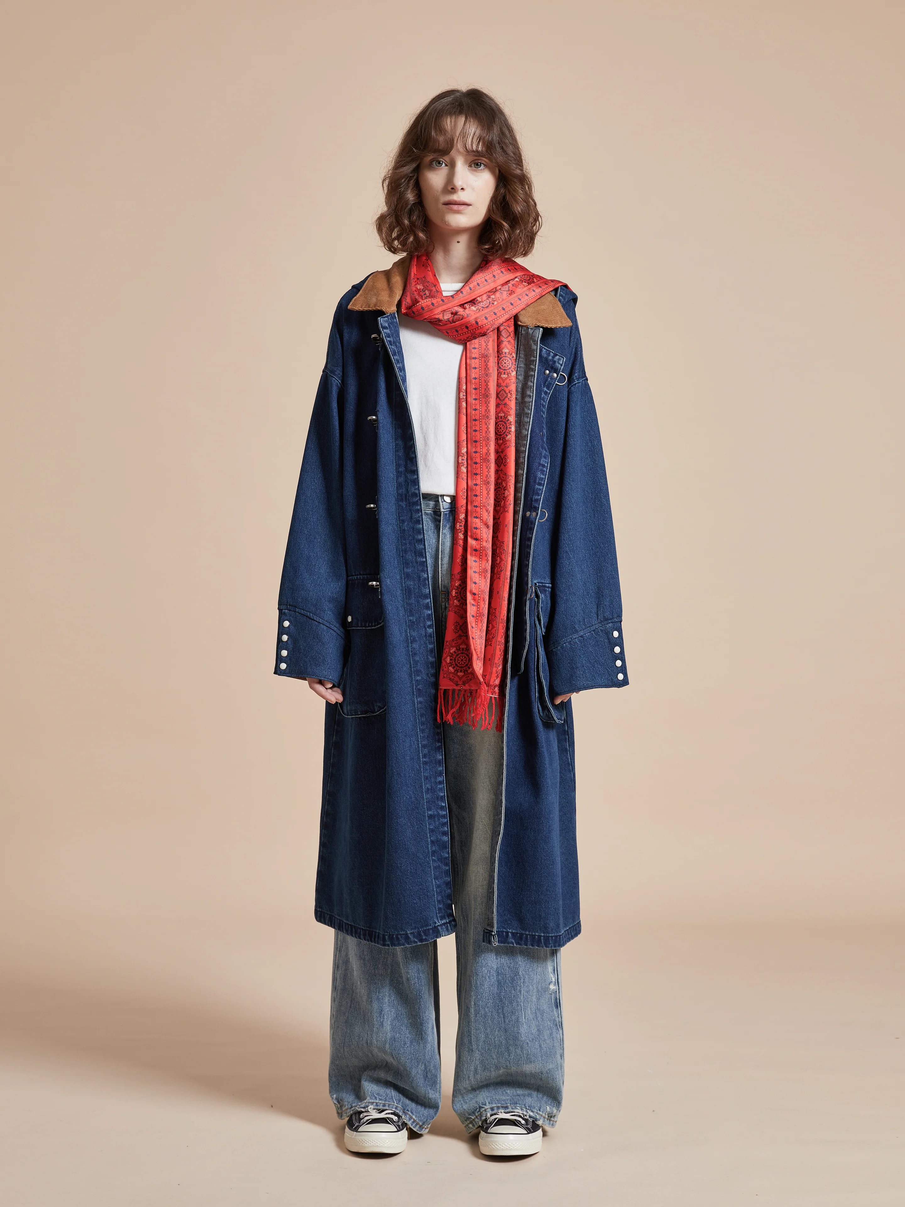 Sargasso Denim Buckle Coat - Image 7