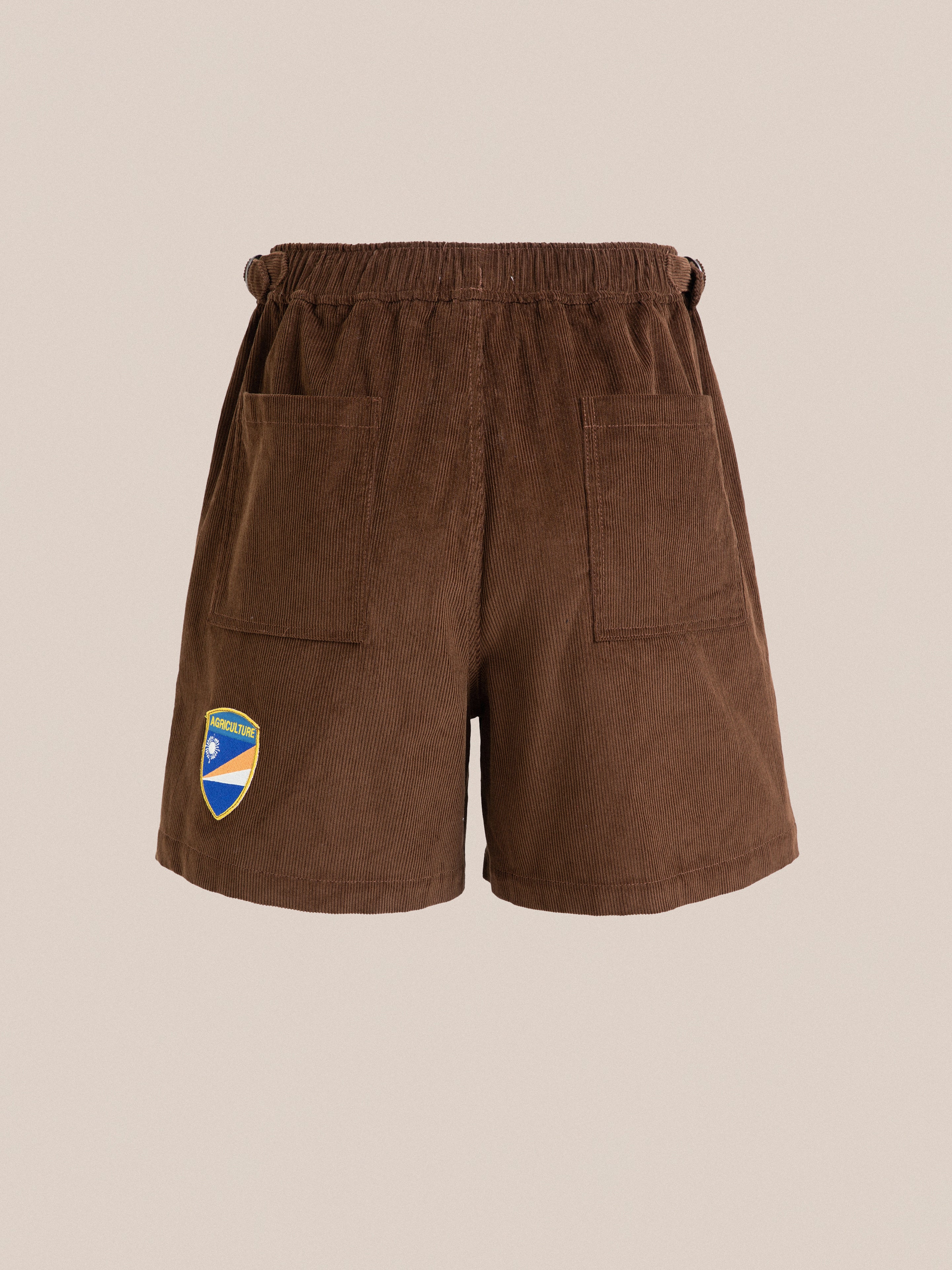 Canoe Multi Patch Corduroy Shorts - Image 6