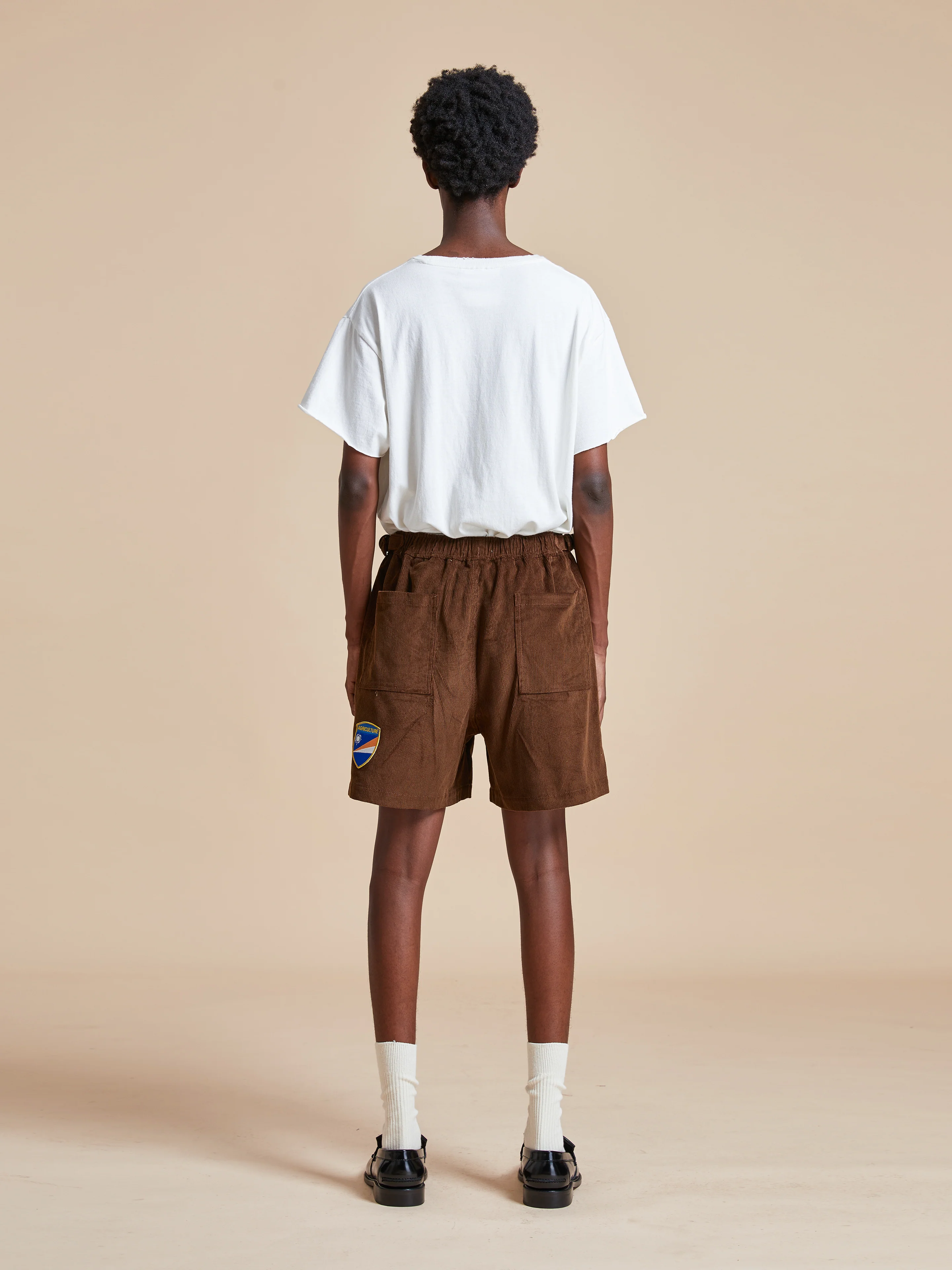 Canoe Multi Patch Corduroy Shorts - Image 7