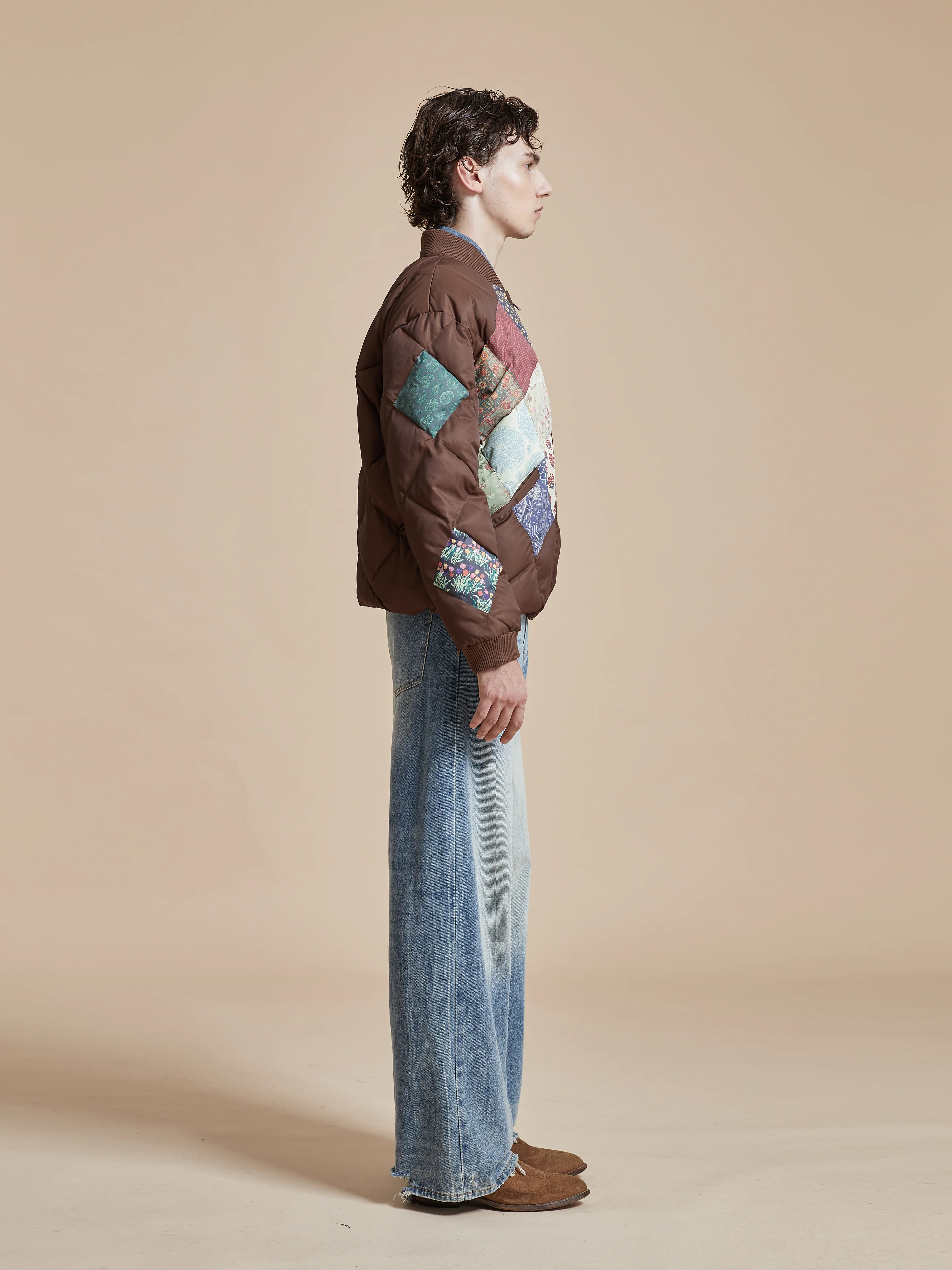 Diamond Quilt Patchwork Jacket - Image 11