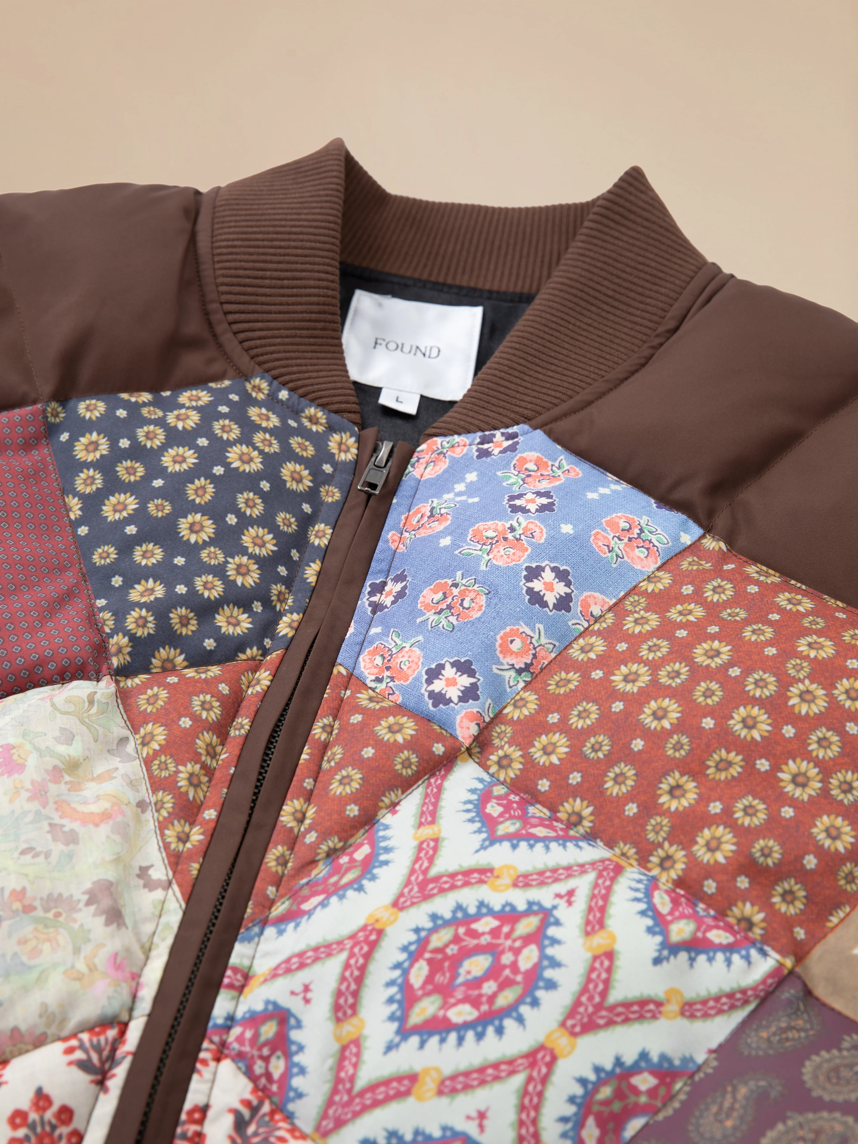 Diamond Quilt Patchwork Jacket - Image 12