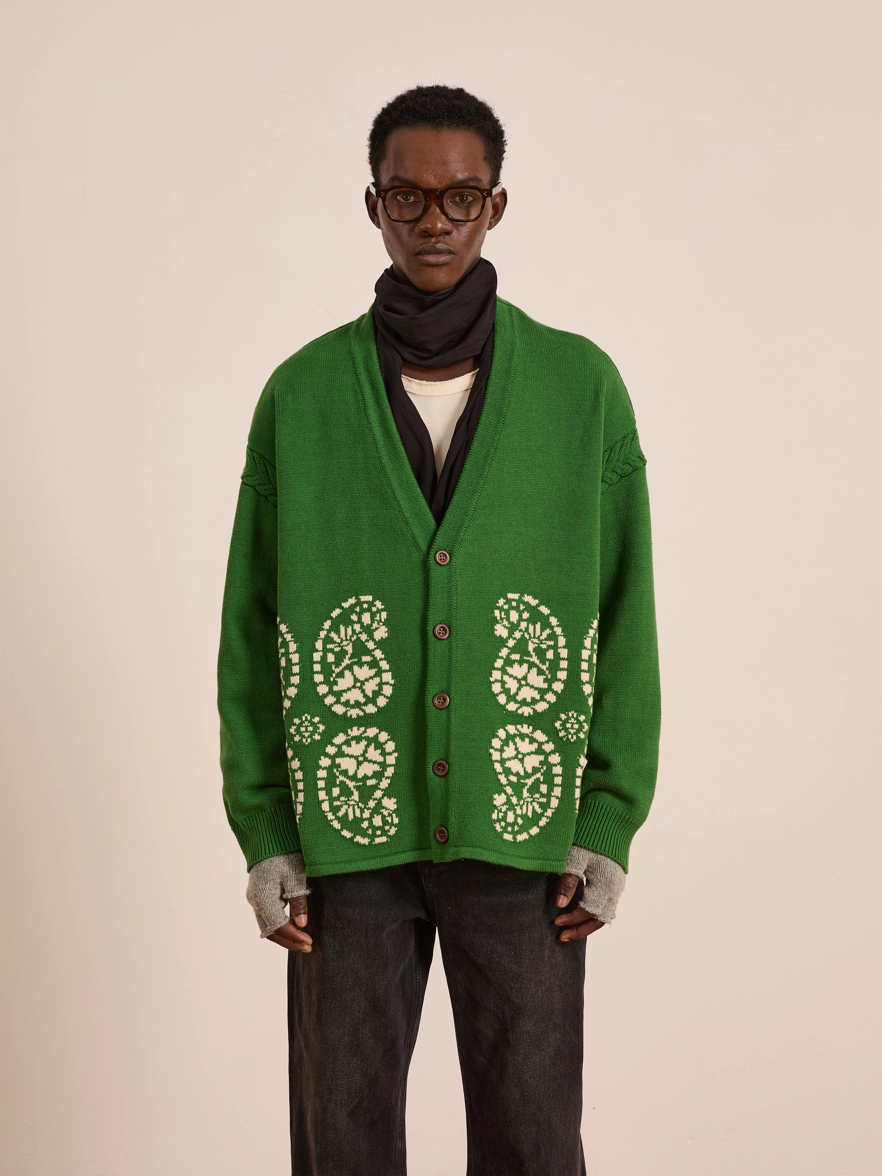 Paisley Knit Cardigan - Image 11