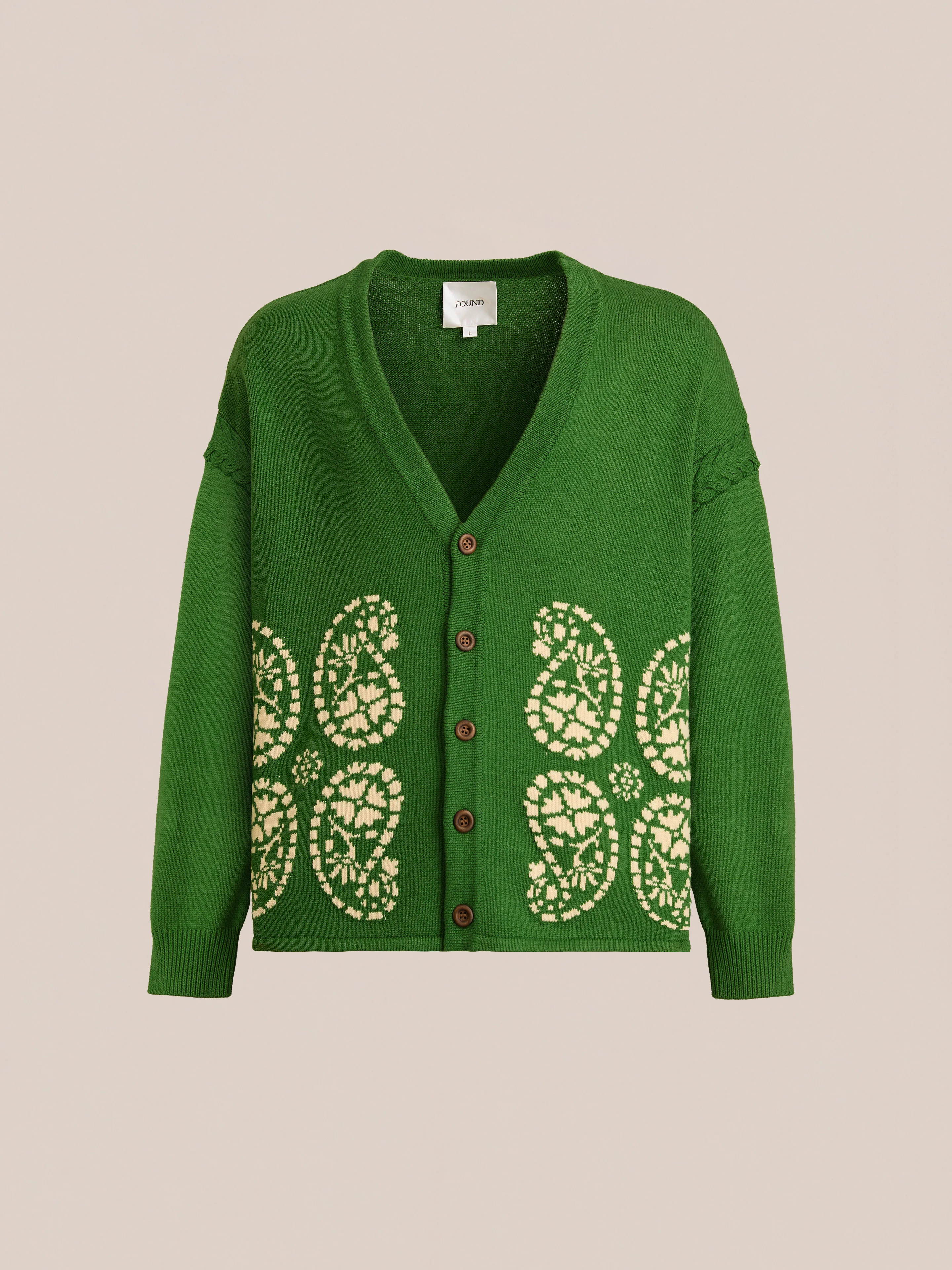 Paisley Knit Cardigan - Image 5