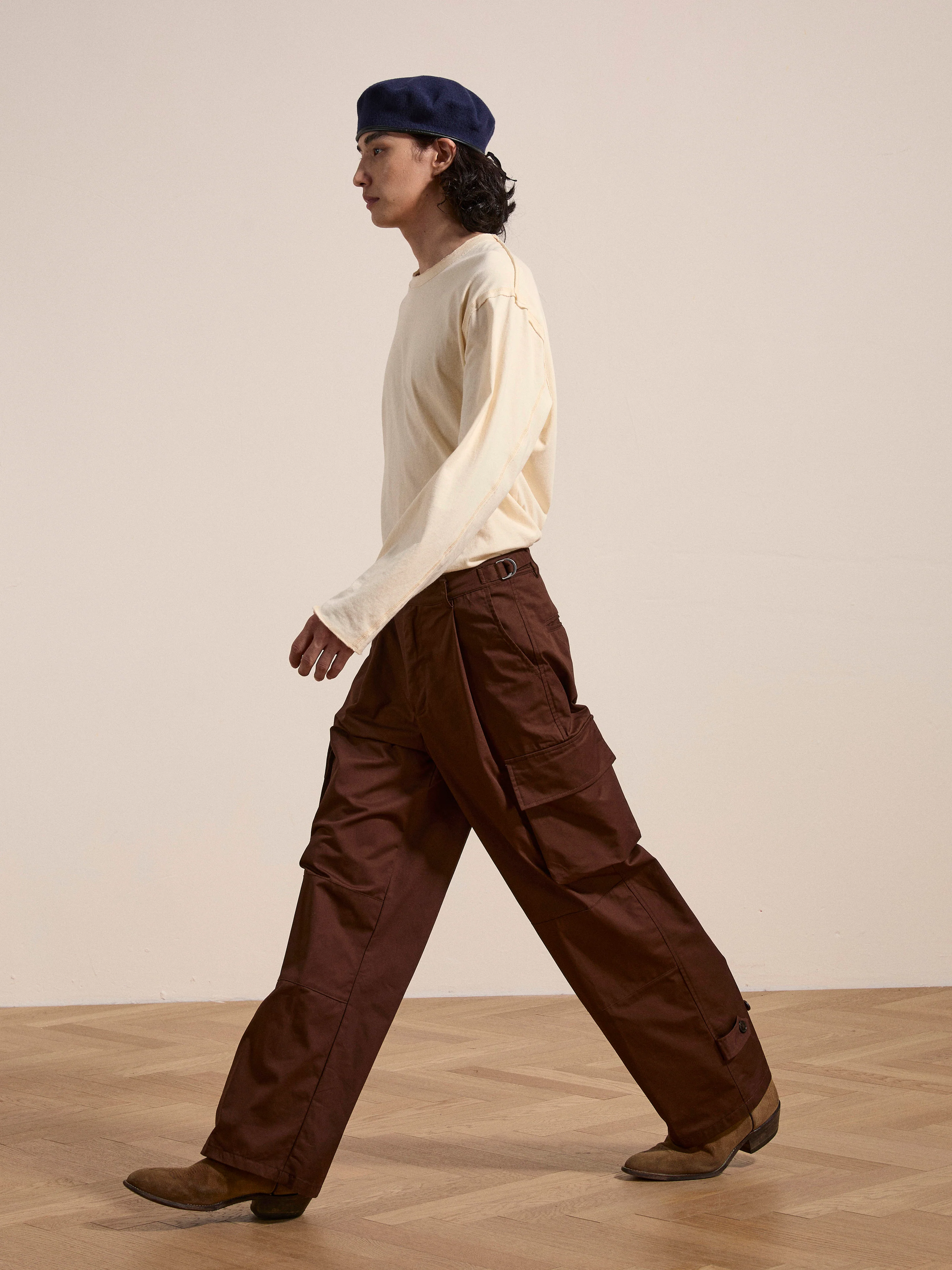 Pleated Pocket Trousers - Image 4
