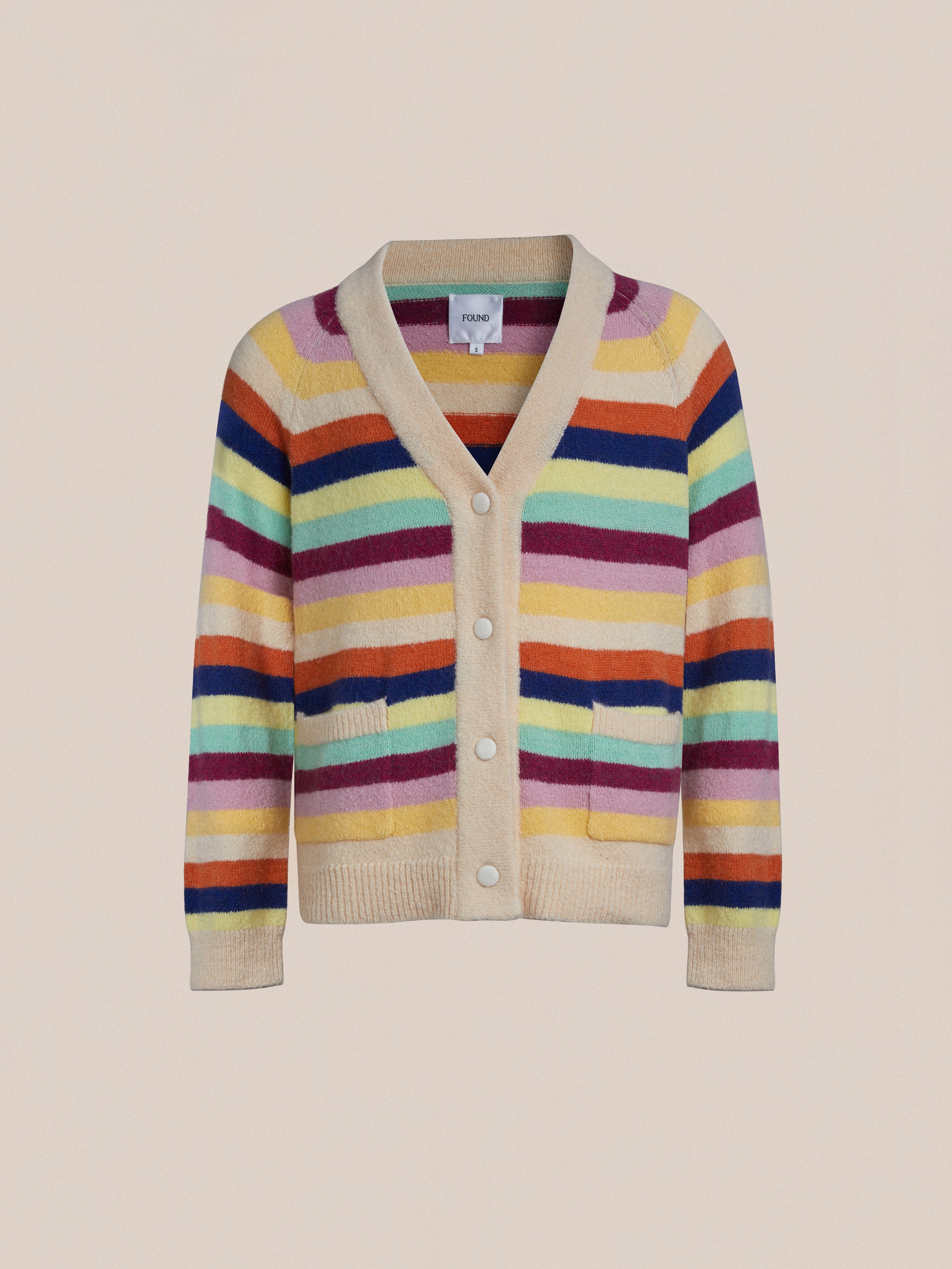 Razi Multi Stripe Cardigan - Image 5