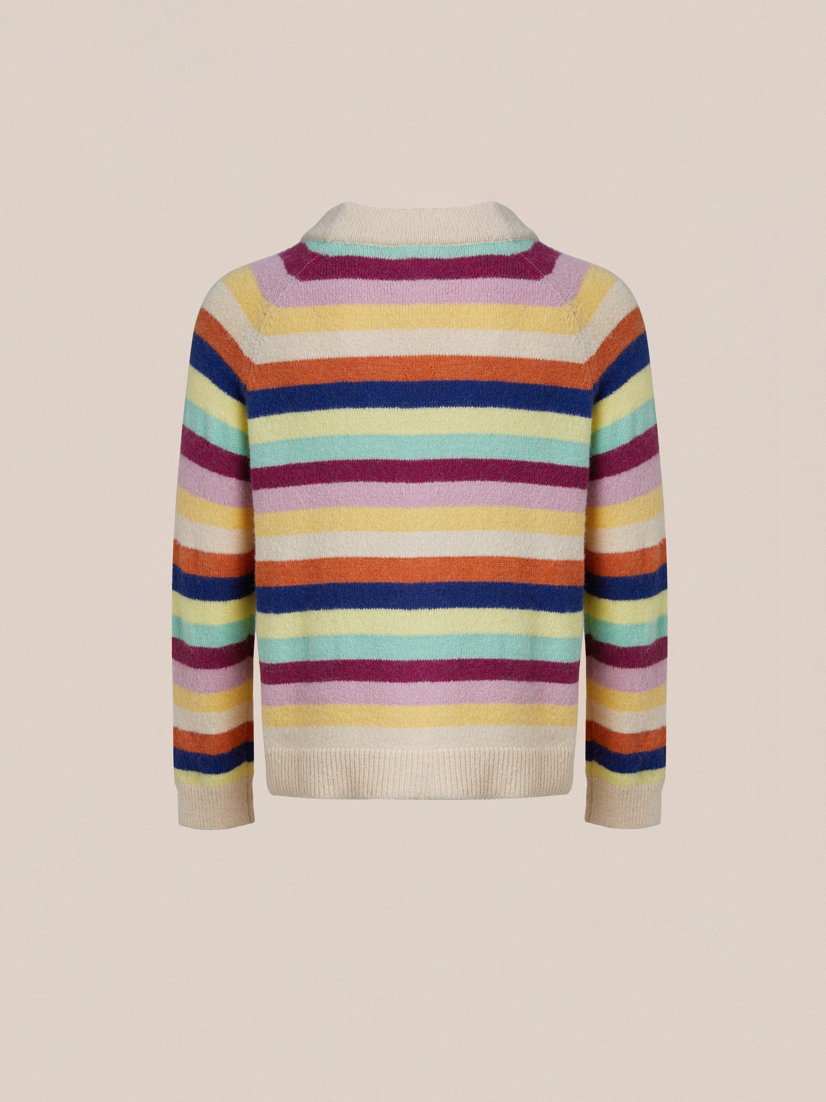 Razi Multi Stripe Cardigan - Image 6