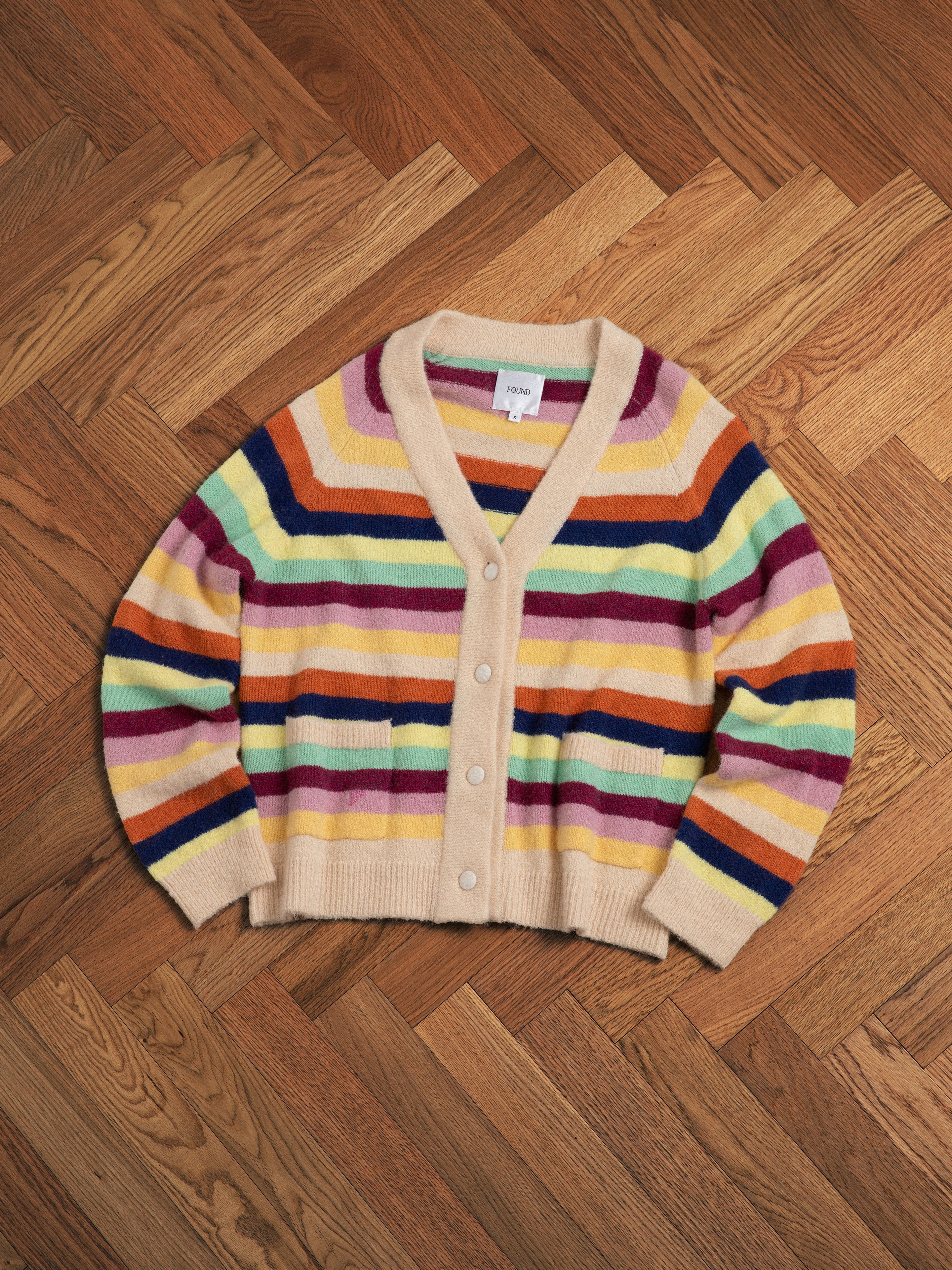 Razi Multi Stripe Cardigan - Image 8