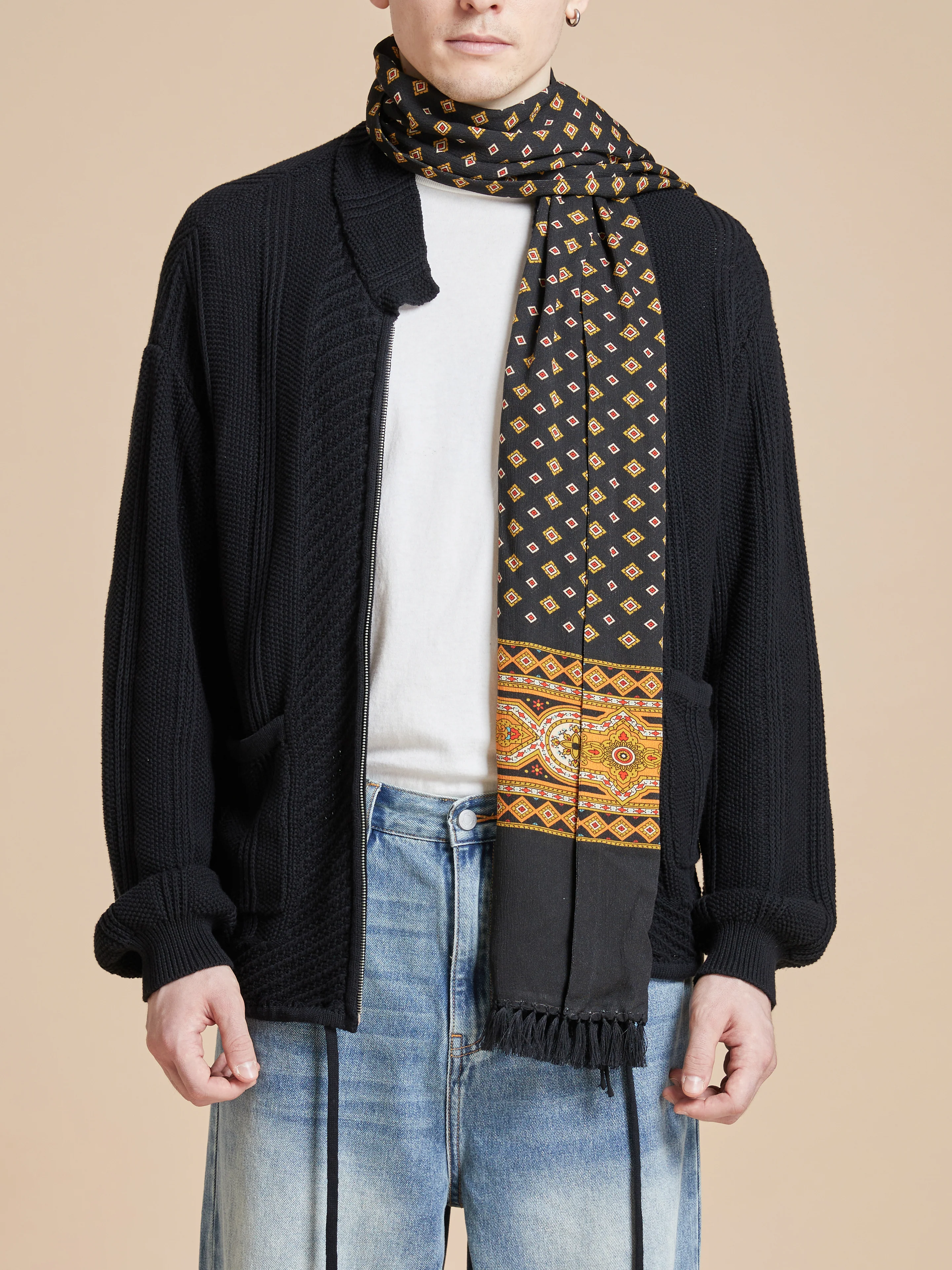 Pastures Print Scarf - Image 8