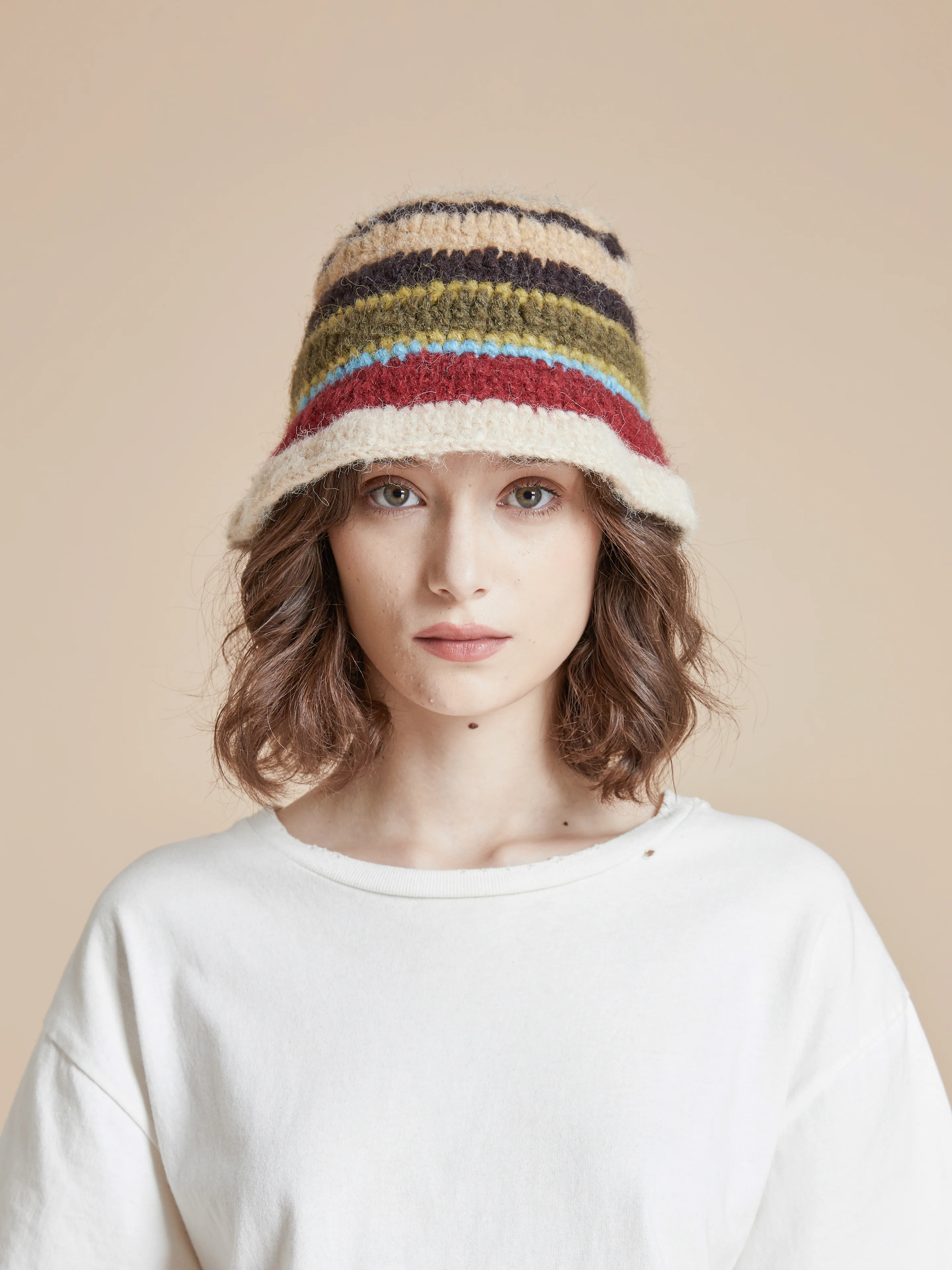 Stripe Knit Beanie - Image 6