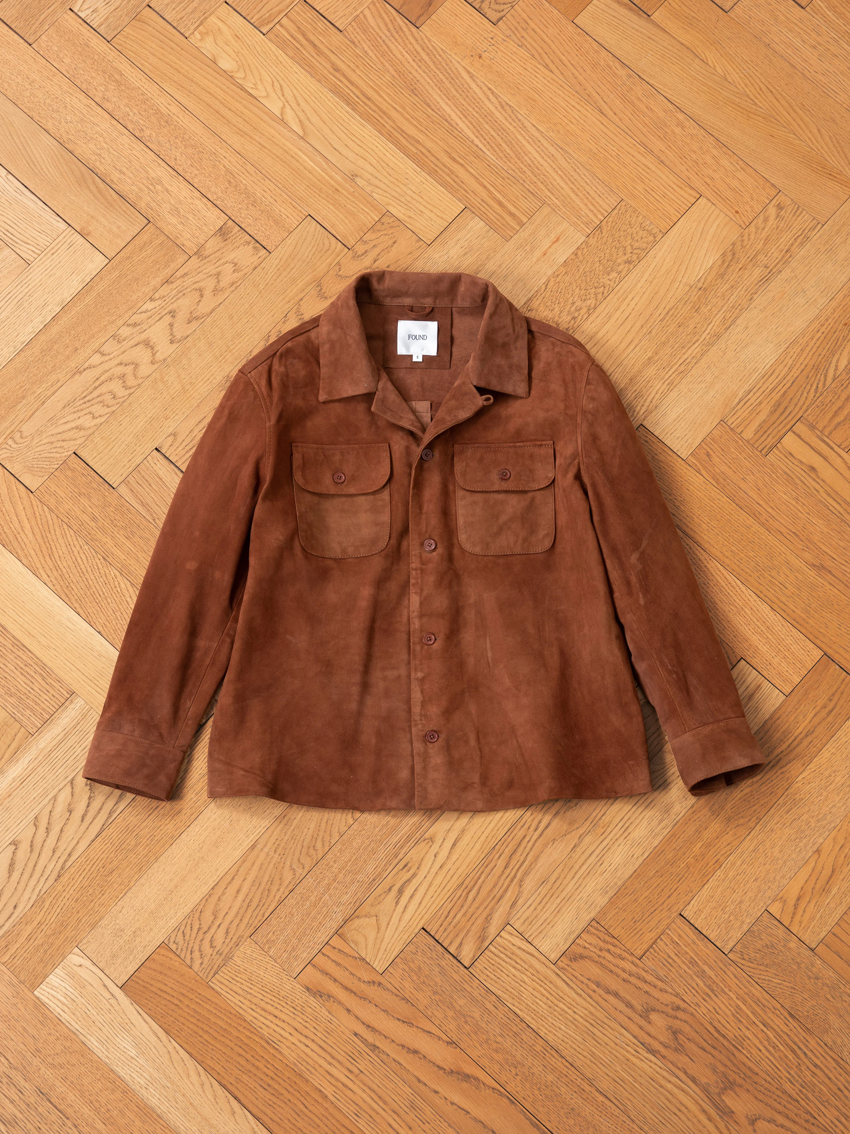 Suede Leather Camp Shirt - Image 12