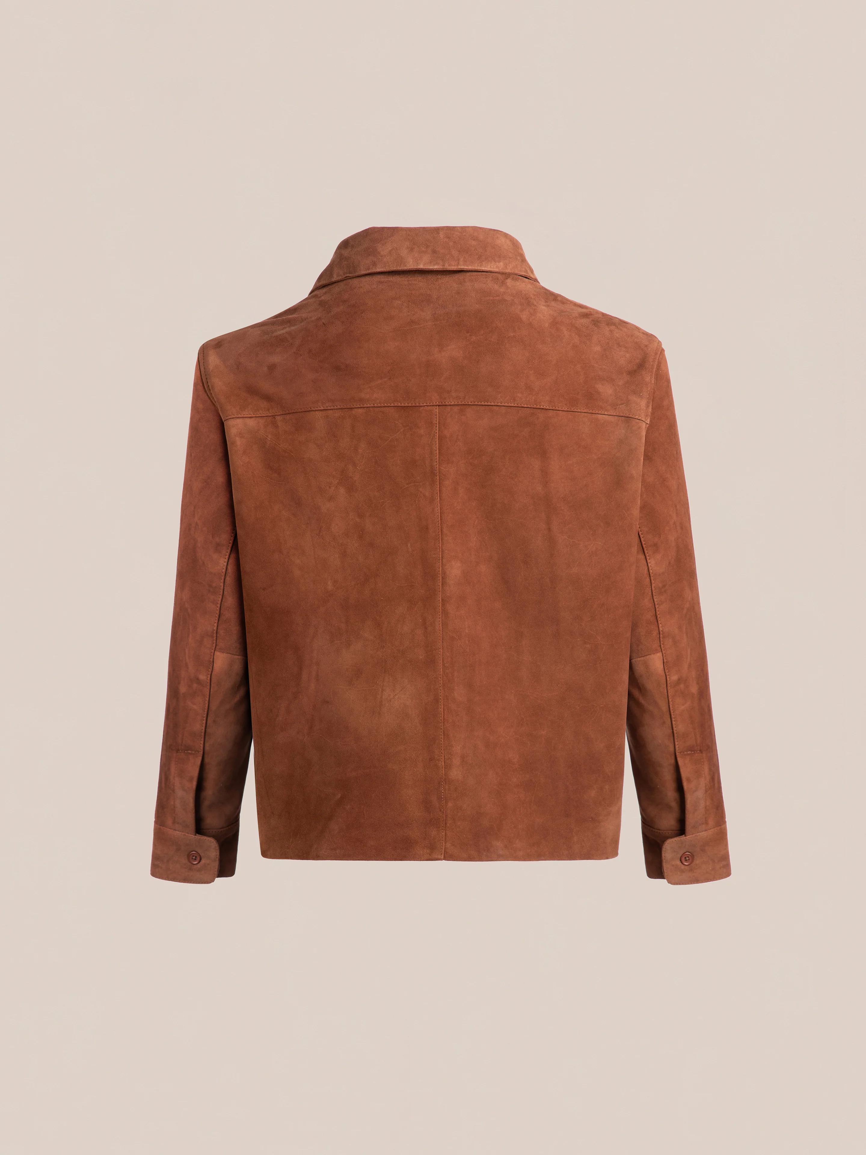 Suede Leather Camp Shirt - Image 6